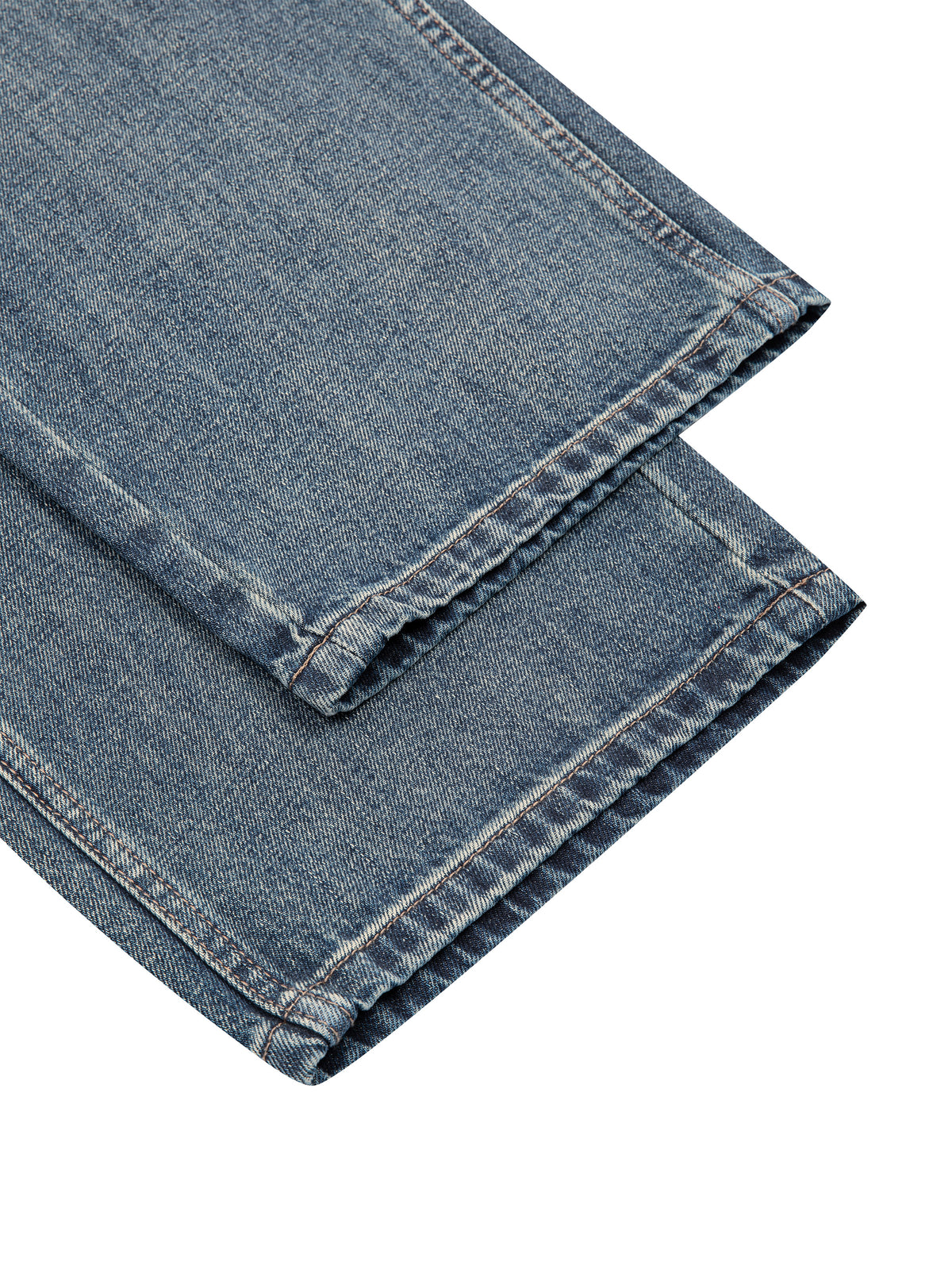 Men's Lobo LeBlanc Vintage Wash Straight Leg Denim Jeans