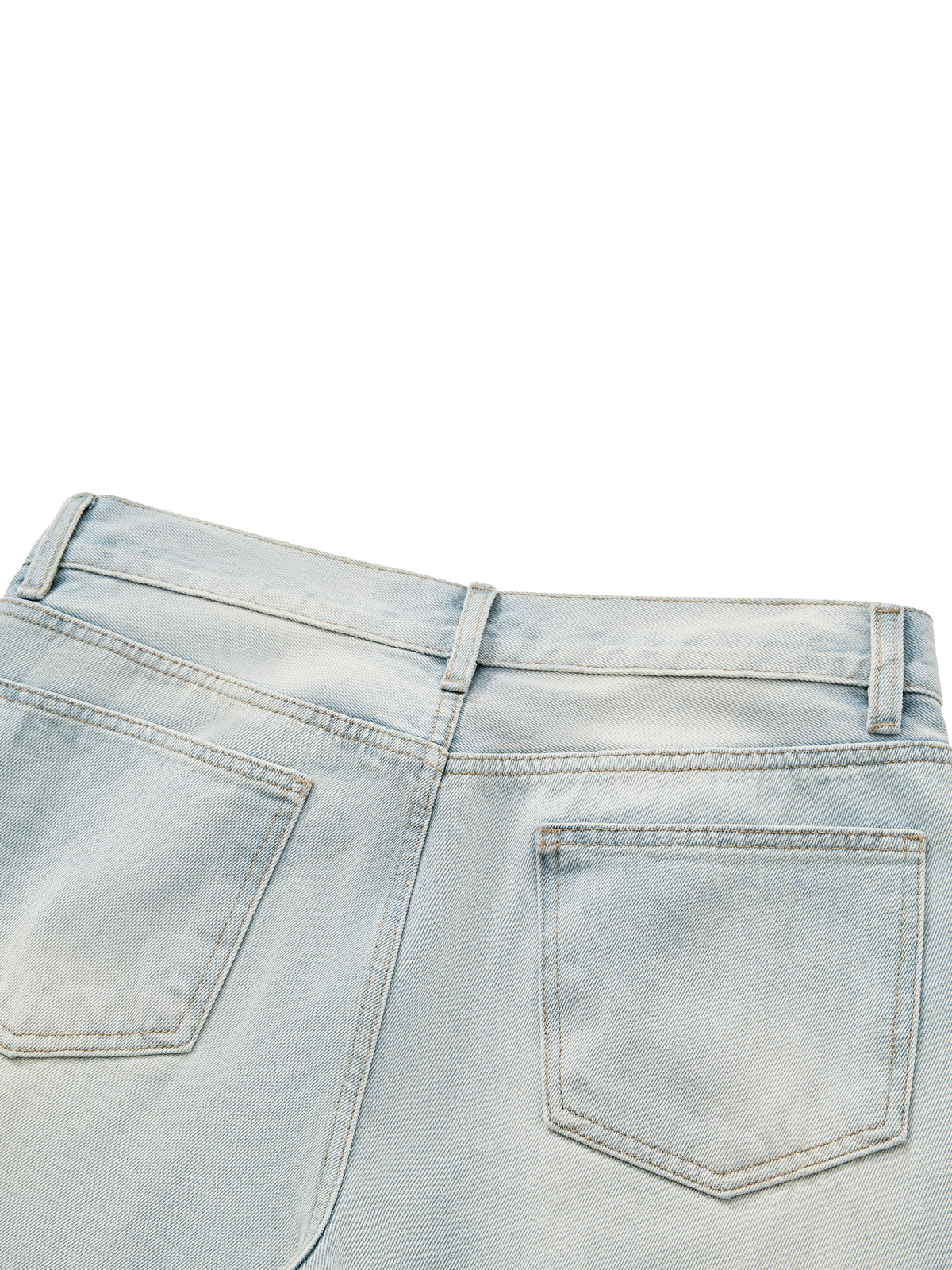Men's Lobo LeBlanc Vintage Wash Wide Leg Denim Jeans