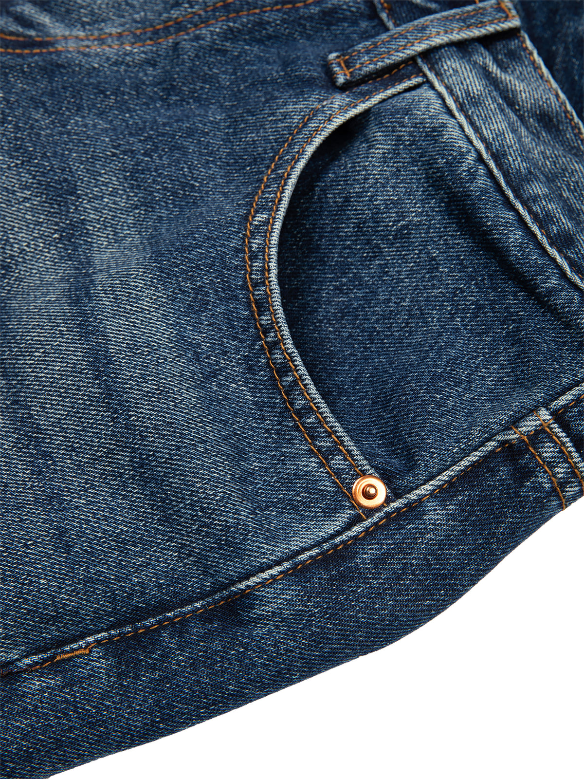 Men's Lobo LeBlanc Vintage Wash Denim Jeans
