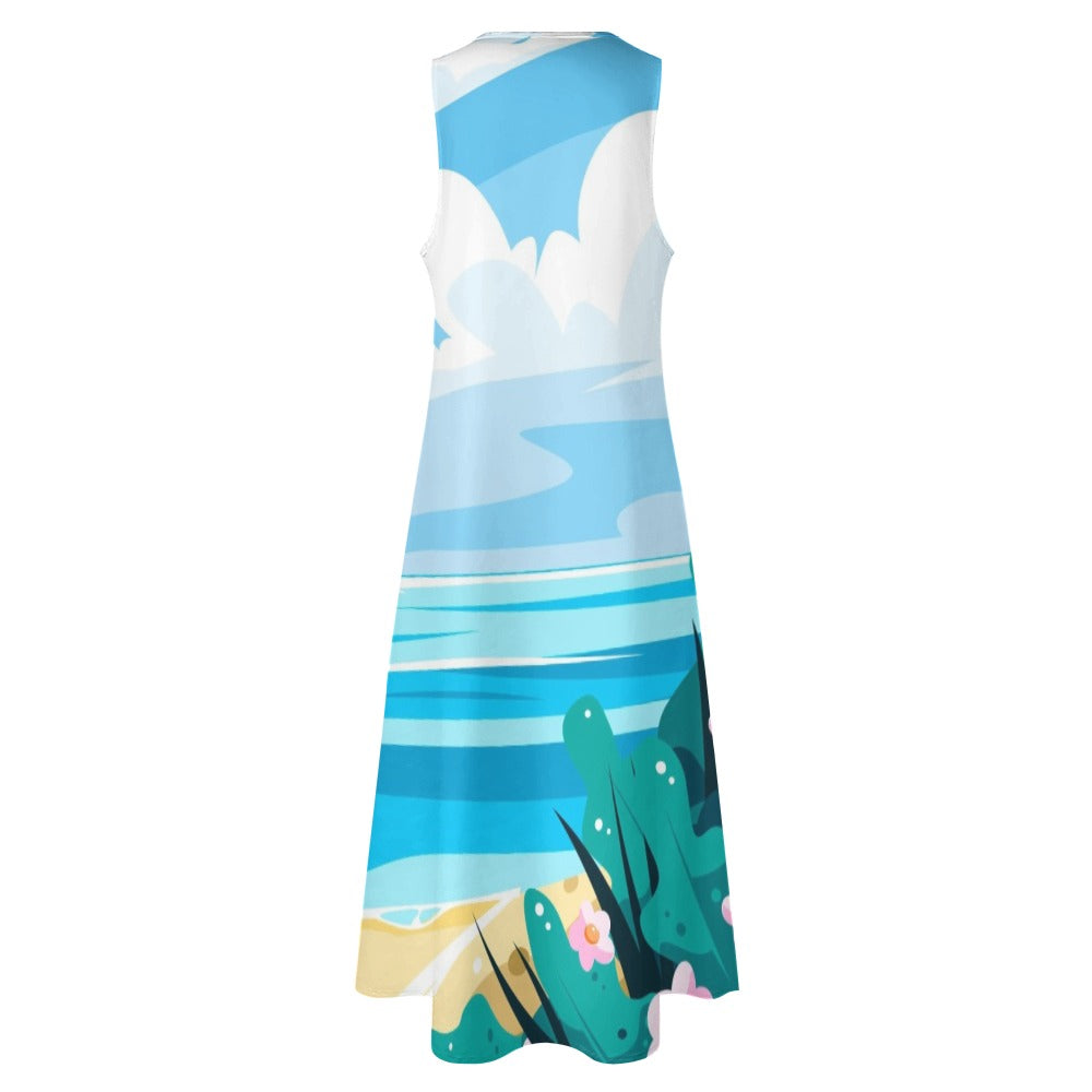 Lobo LeBlanc Stealth Maxi Paradise Long Dress
