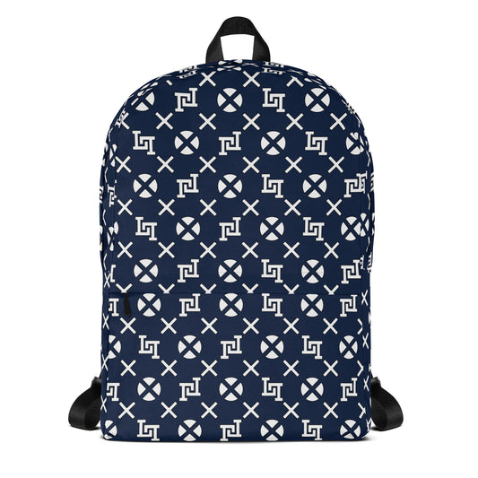 Lobo LeBlanc Navy Blue 7 Pocket Backpack