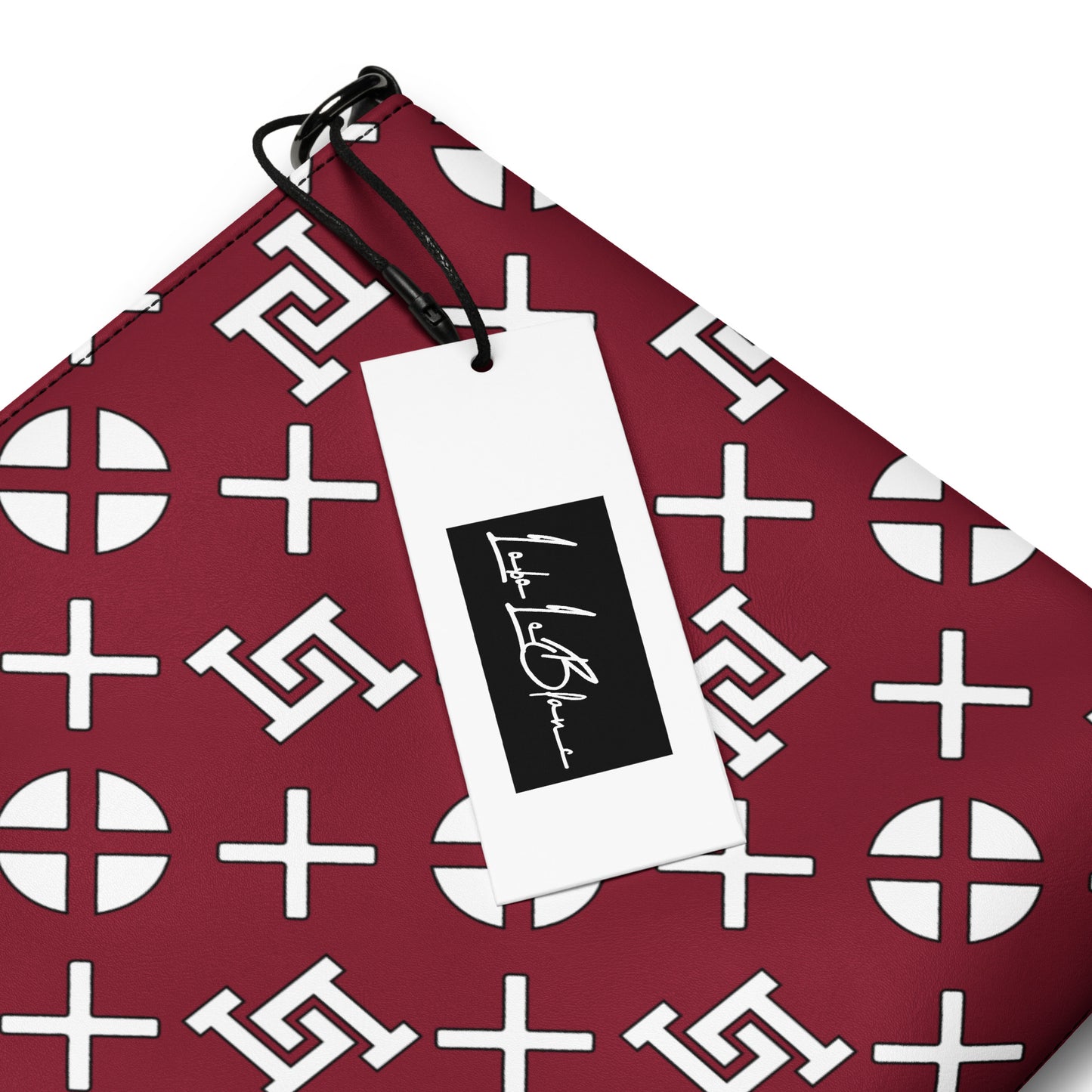 Catalina Burgundy Monogram Handbag