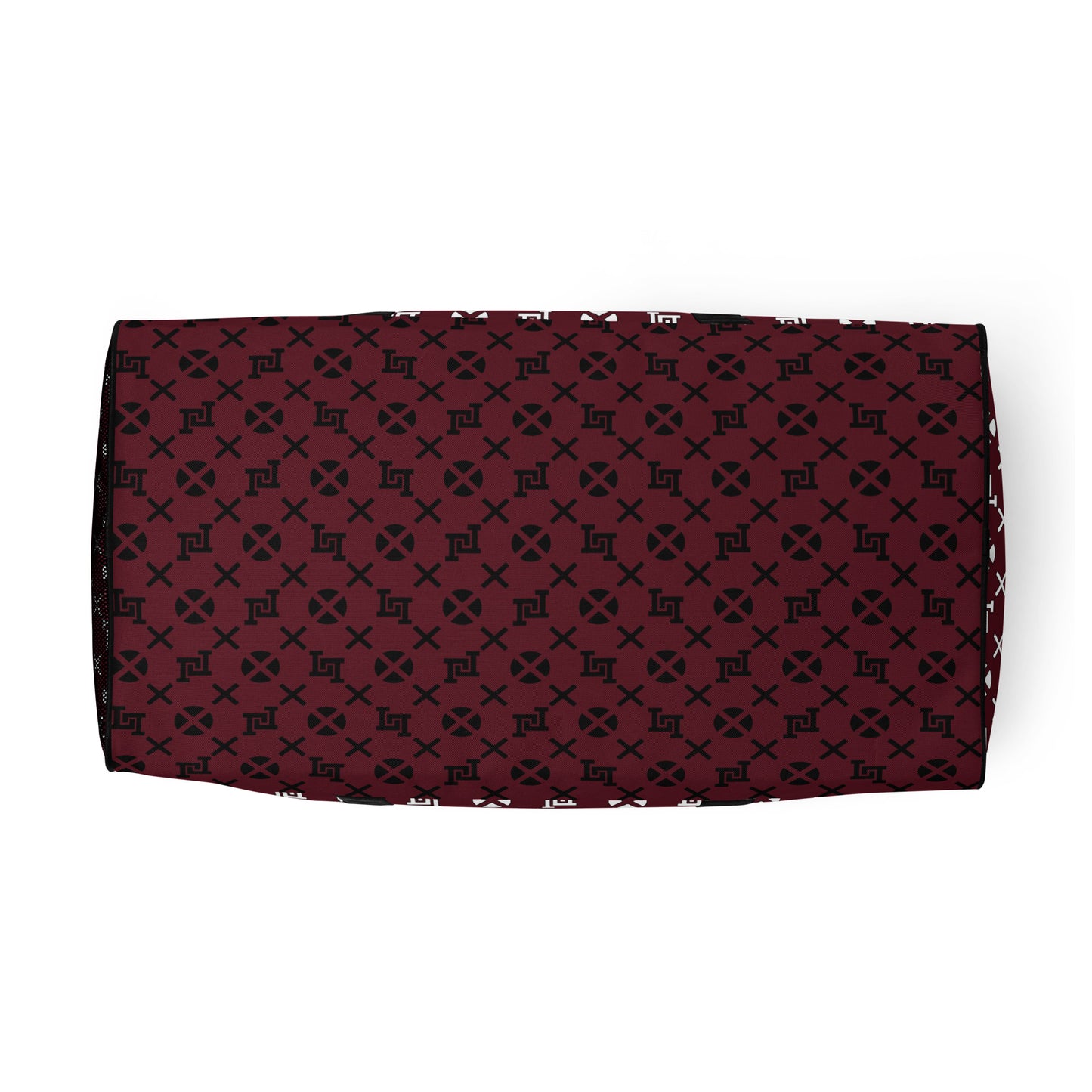 Lobo LeBlanc Burgundy Monogram Adventurer Duffel bag