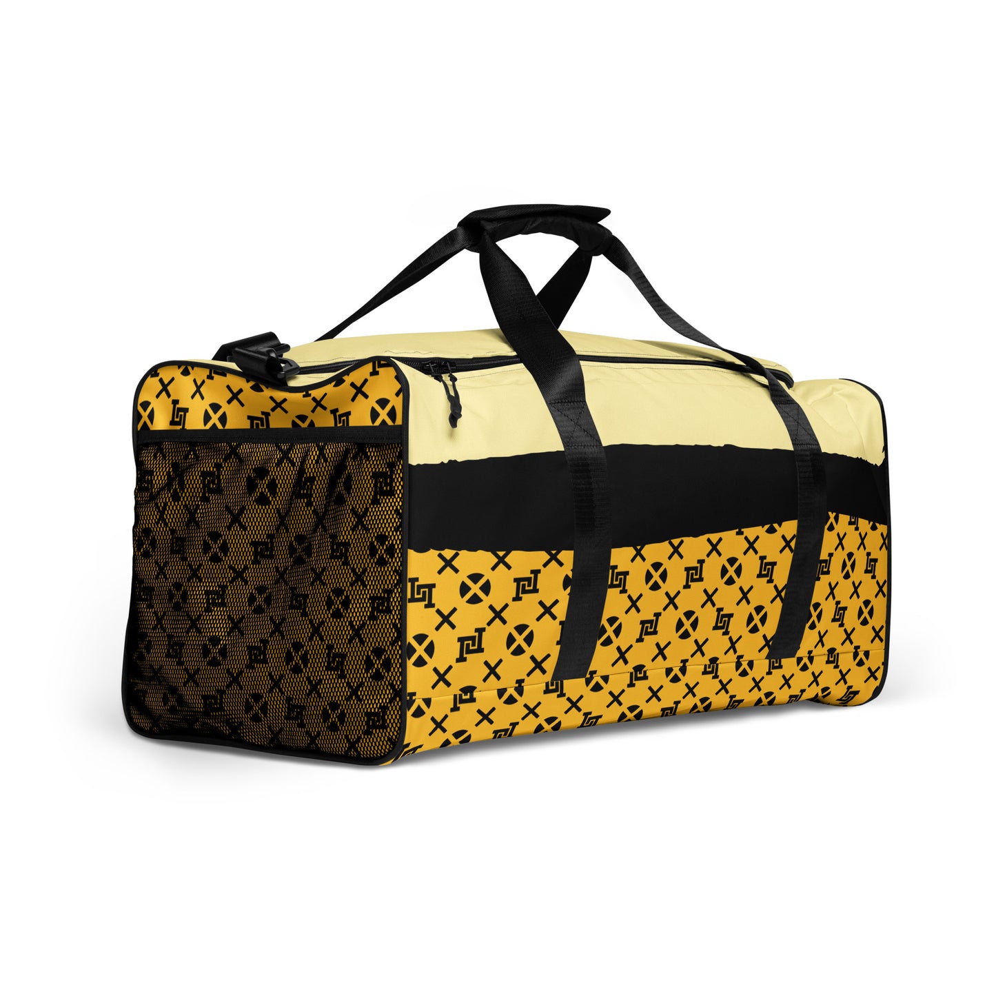 Lobo LeBlanc Golden Yellow Monogram Adventurer Duffel bag