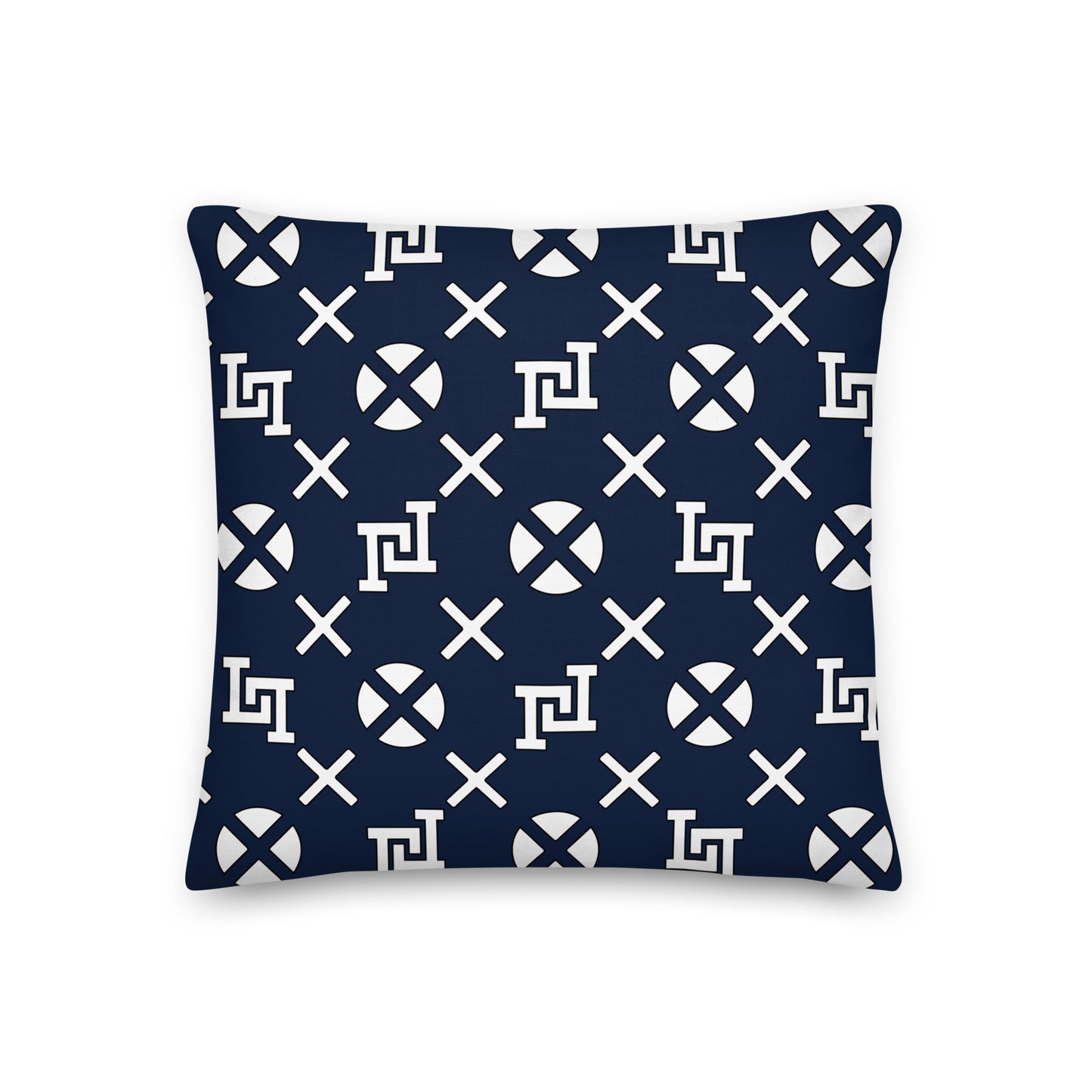 Lobo LeBlanc Navy Blue Premium Pillow