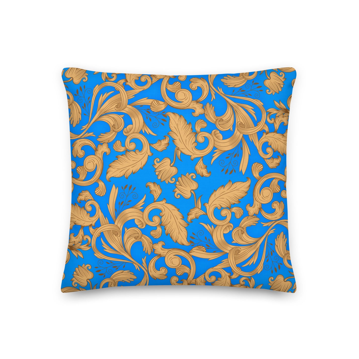 Lobo LeBlanc Barocco Blue Premium Pillow