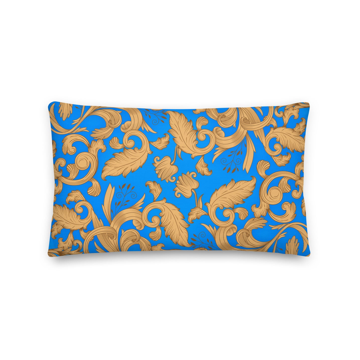 Lobo LeBlanc Barocco Blue Premium Pillow