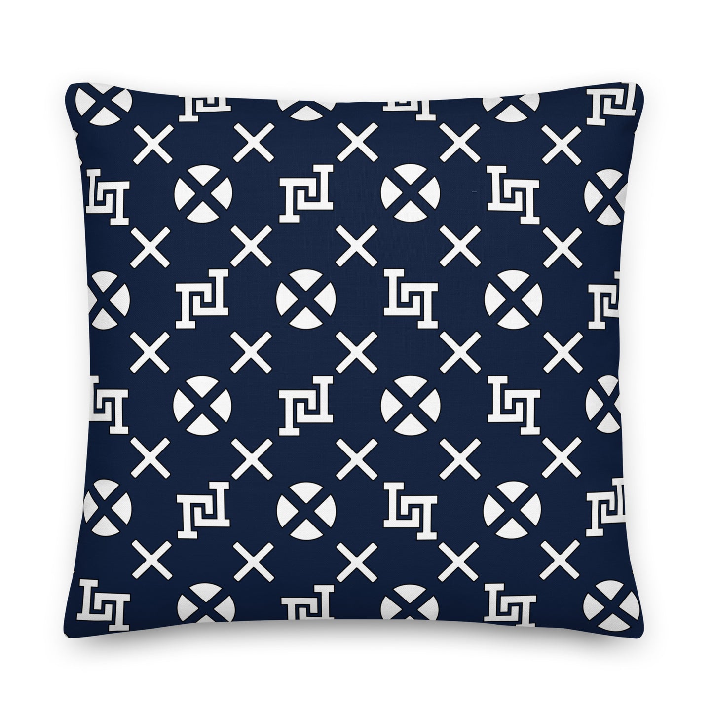 Lobo LeBlanc Navy Blue Premium Pillow