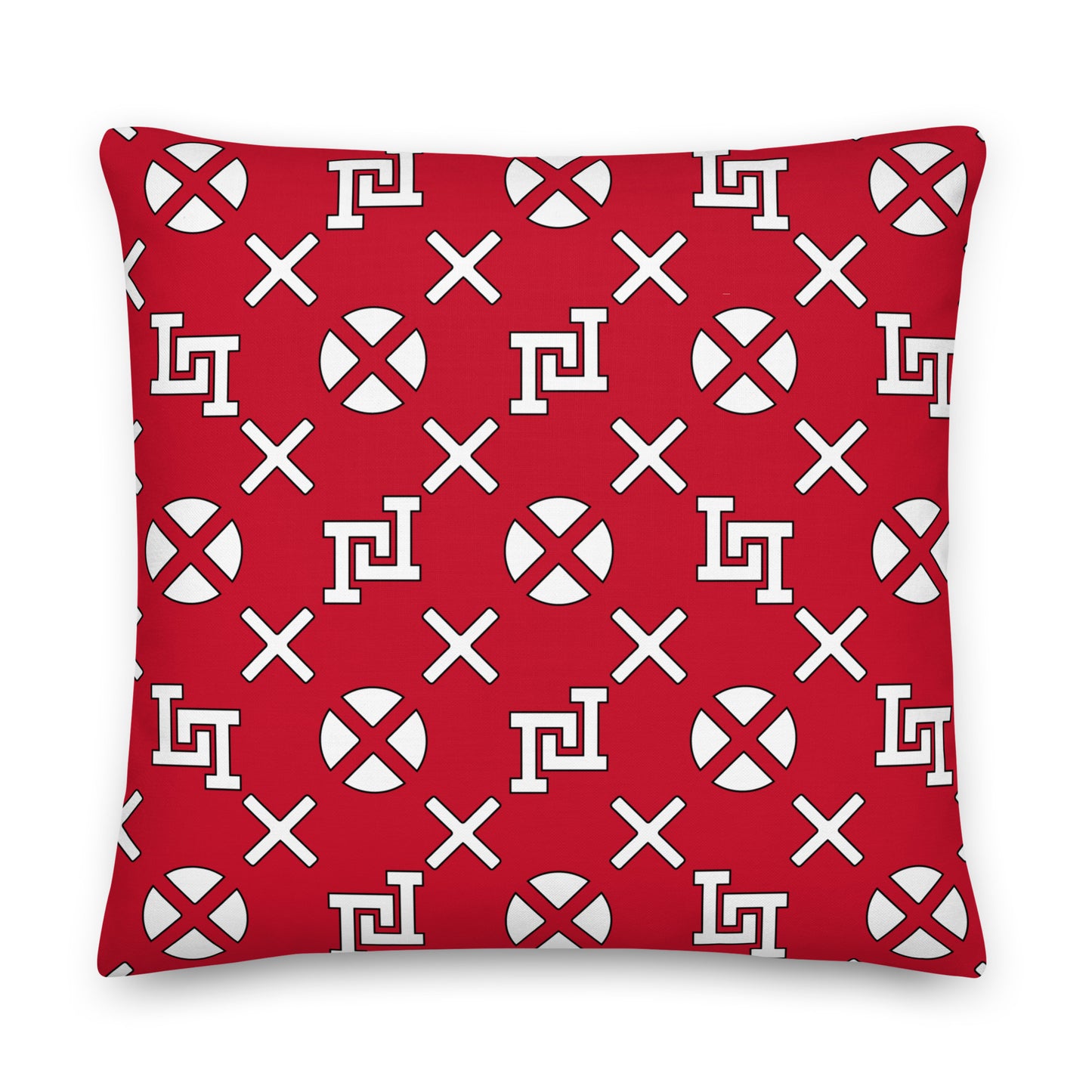 Lobo LeBlanc Red Premium Pillow