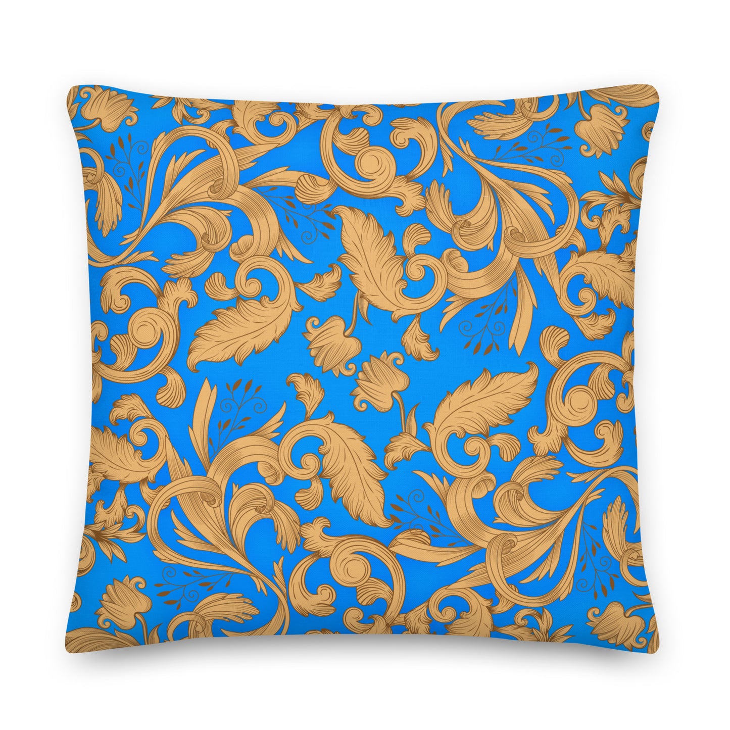 Lobo LeBlanc Barocco Blue Premium Pillow