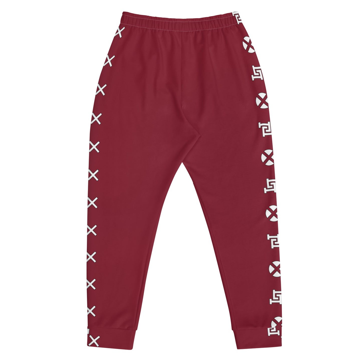 Men's Burgundy Joggers