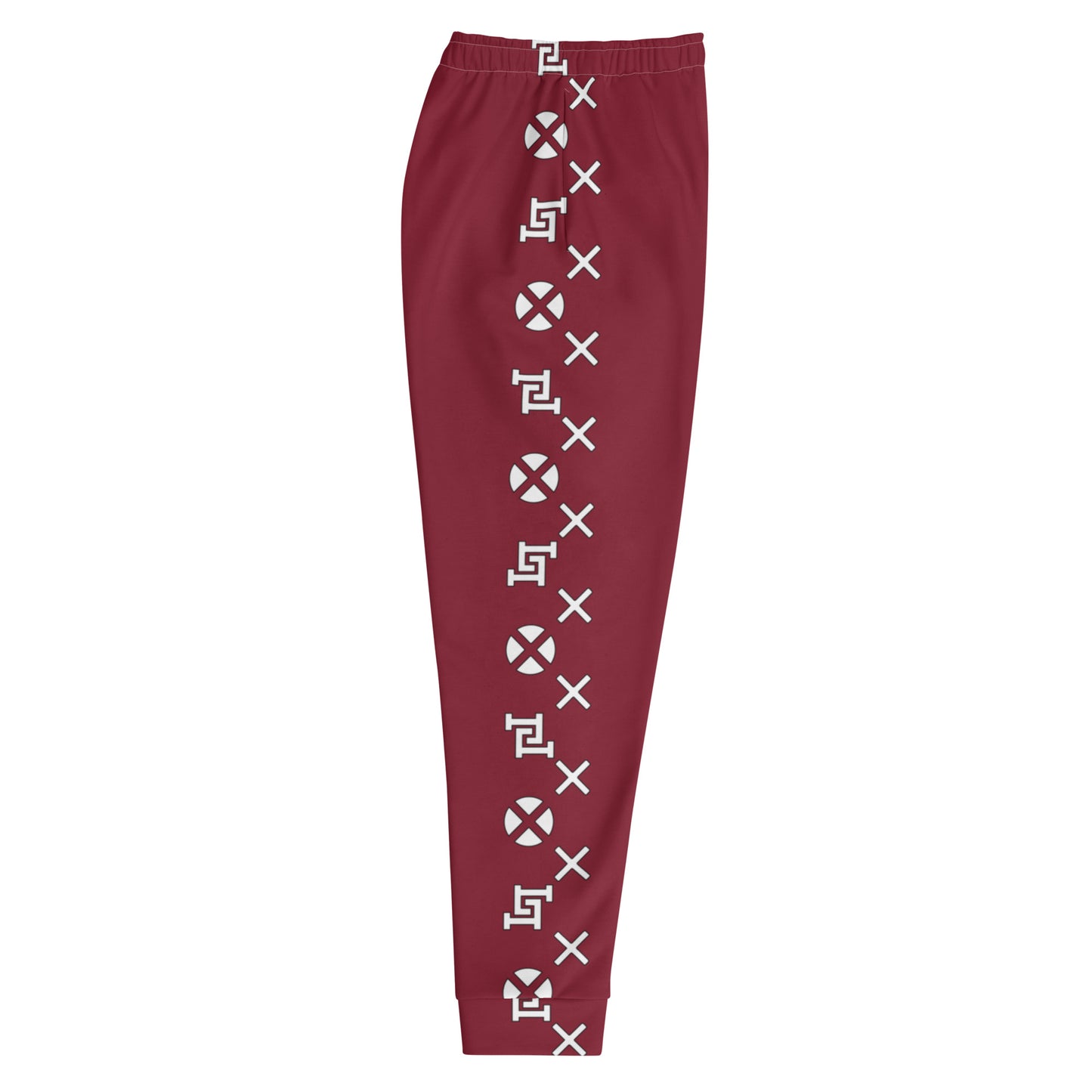 Men's Burgundy Joggers