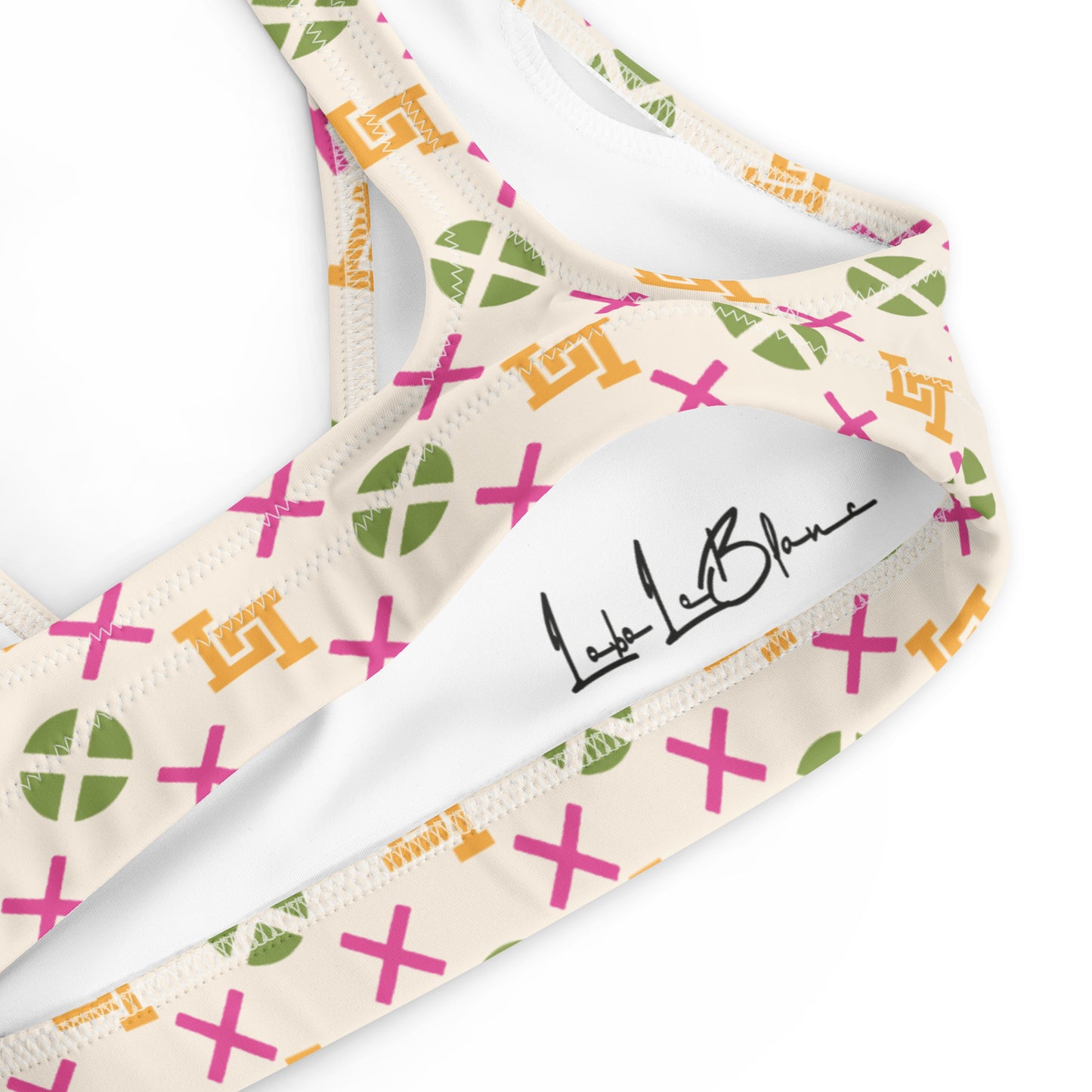 Barocco Monogram Recycled Padded Bikini Top