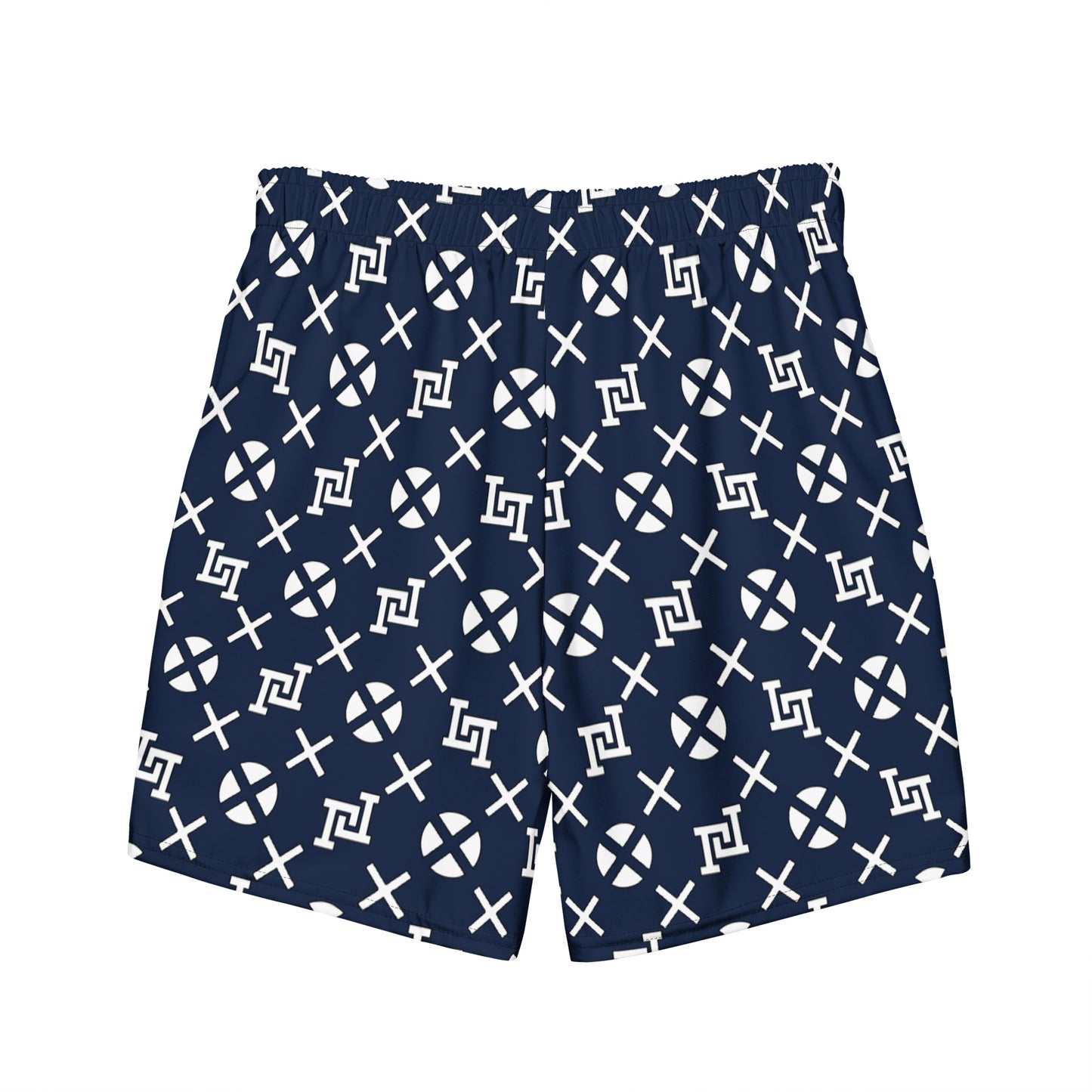 Navy Blue Monogram Board Shorts