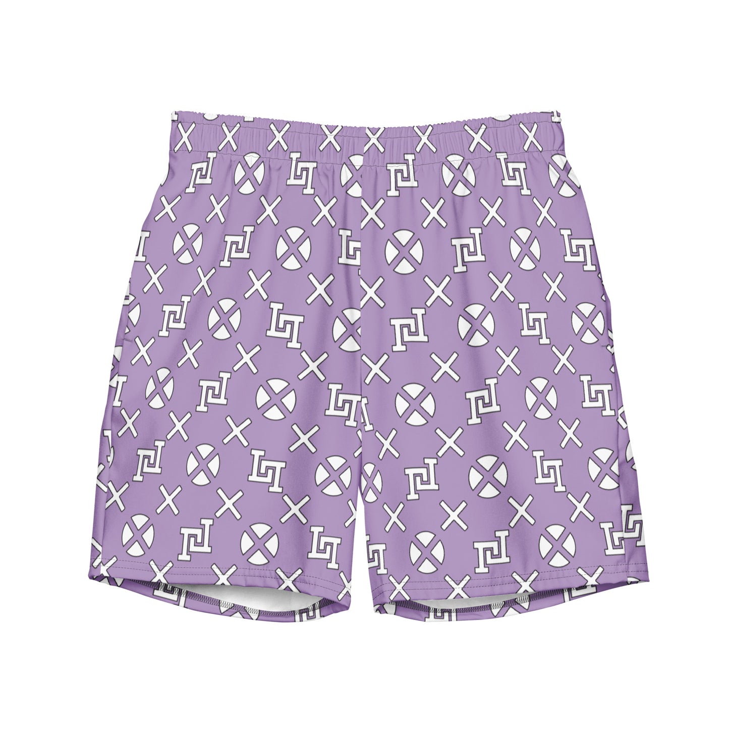 E Side Monogram Board Shorts