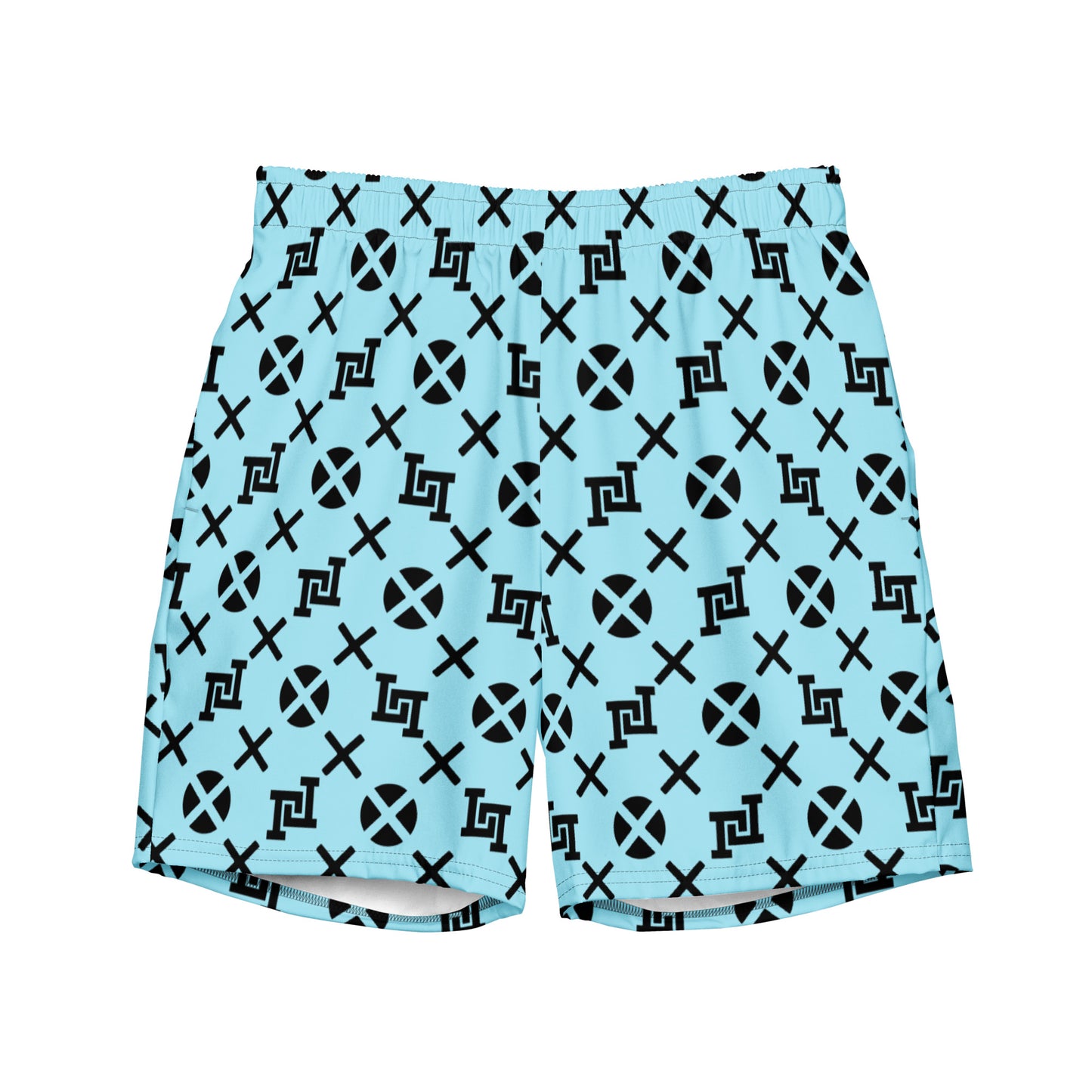 Blizzard Blue Monogram Board Shorts