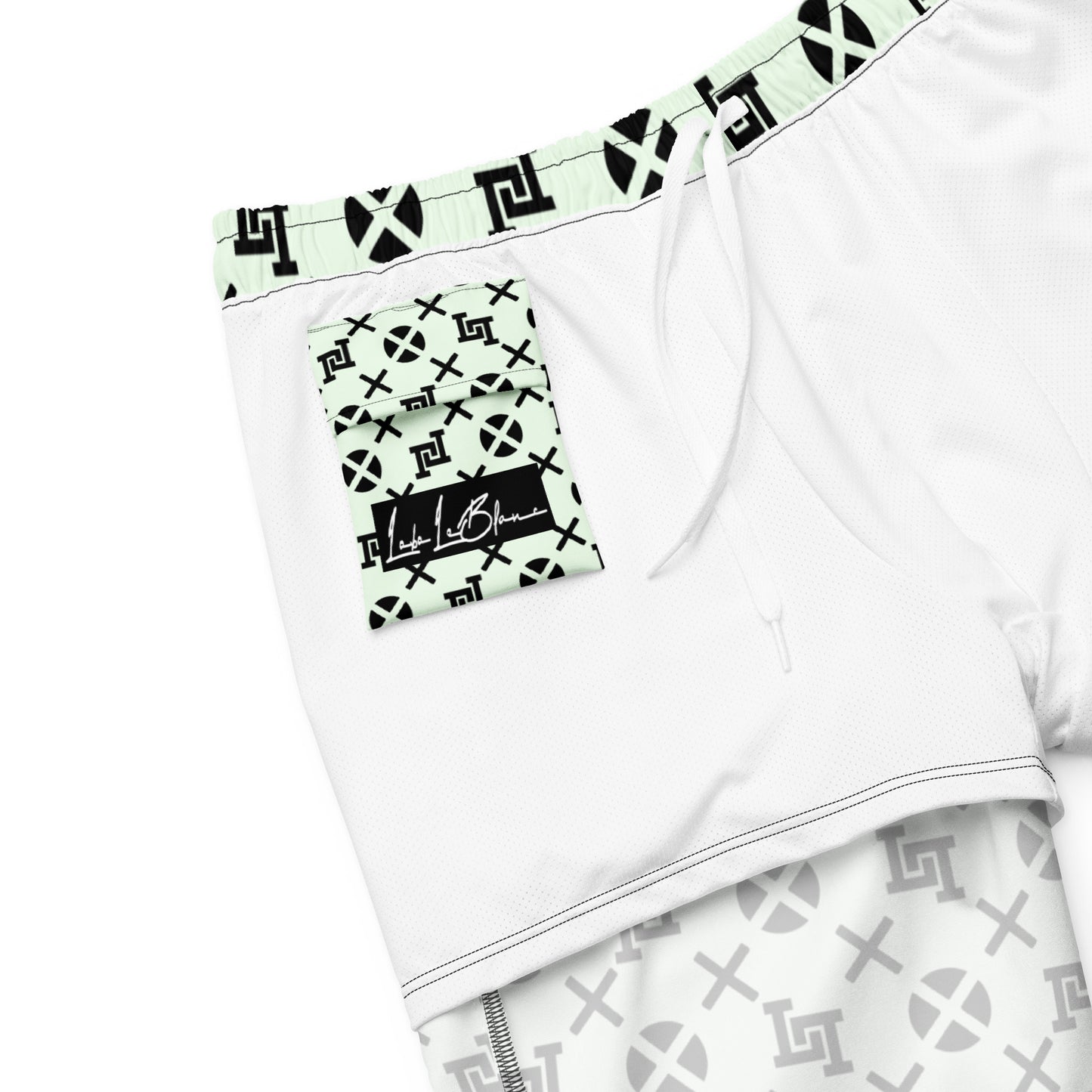 Honeydew Monogram Board Shorts