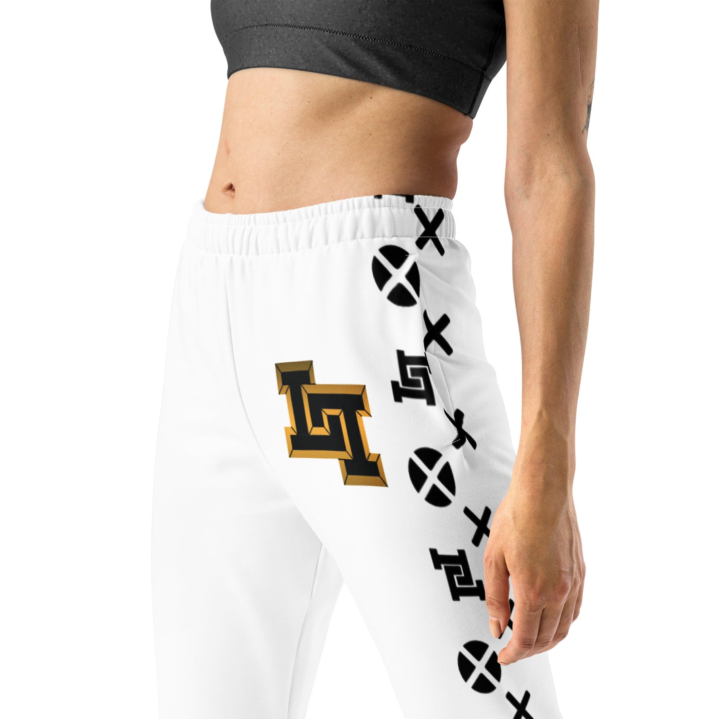 Women's White Joggers