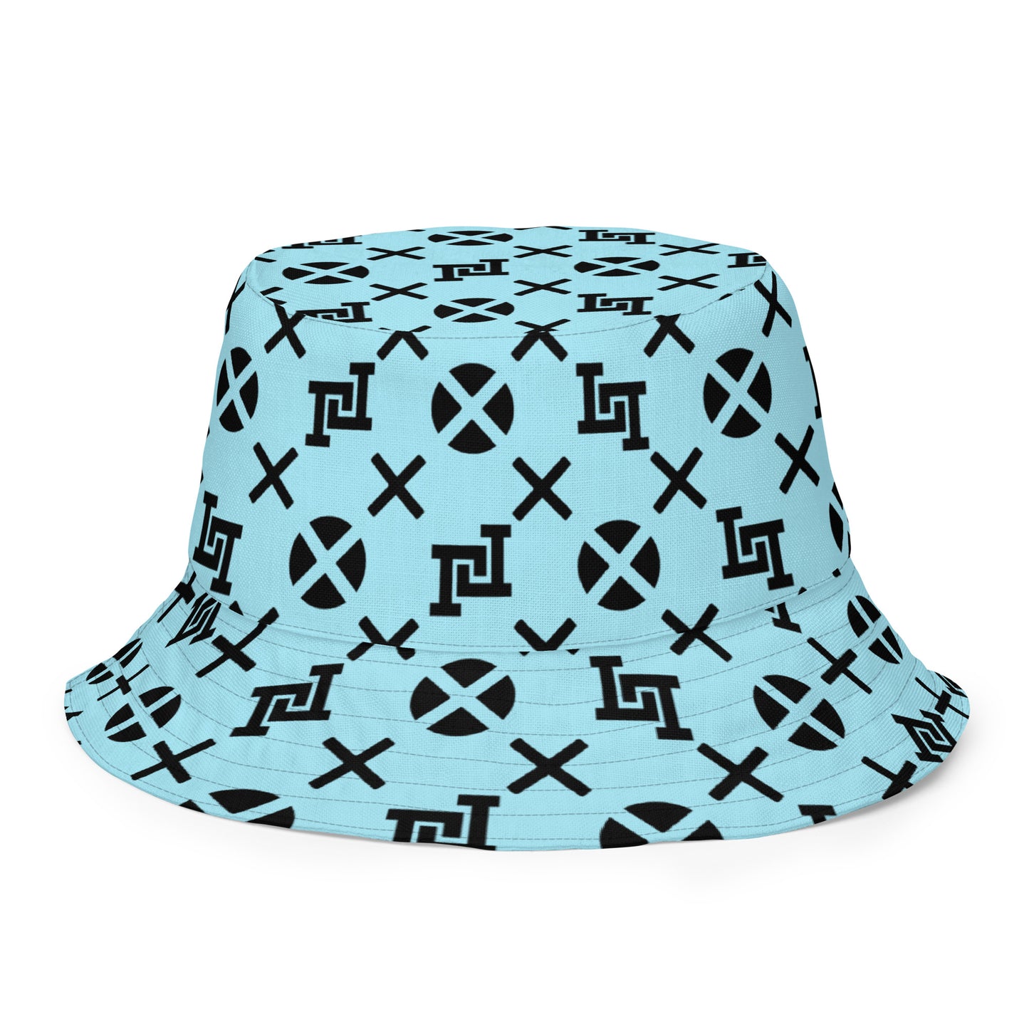 Blizzard Blue Monogram Bucket Hat