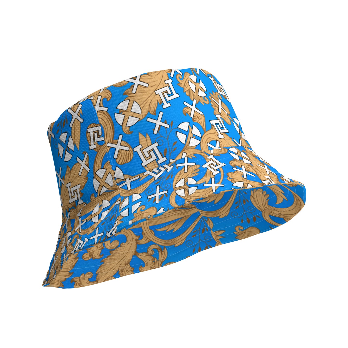 Barocco Blue Bucket Hat