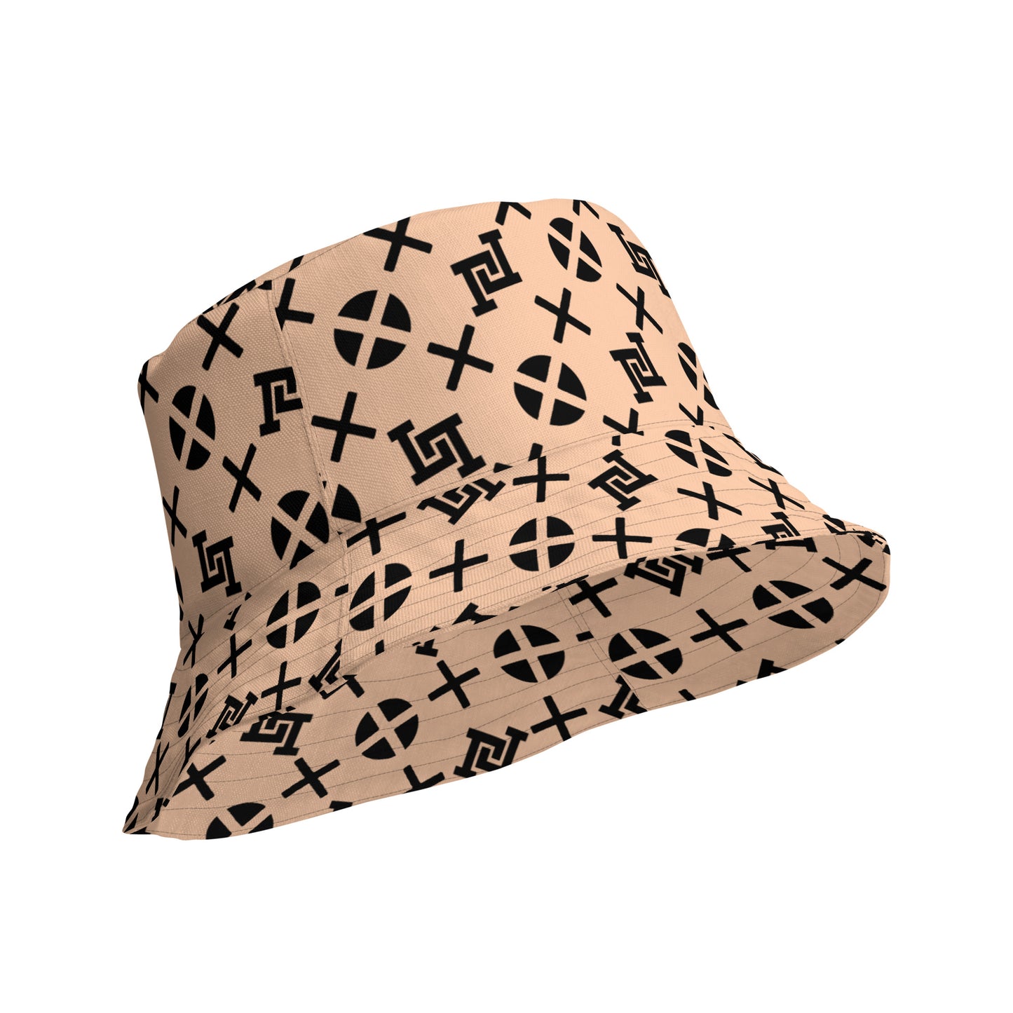 Peach Monogram Bucket Hat