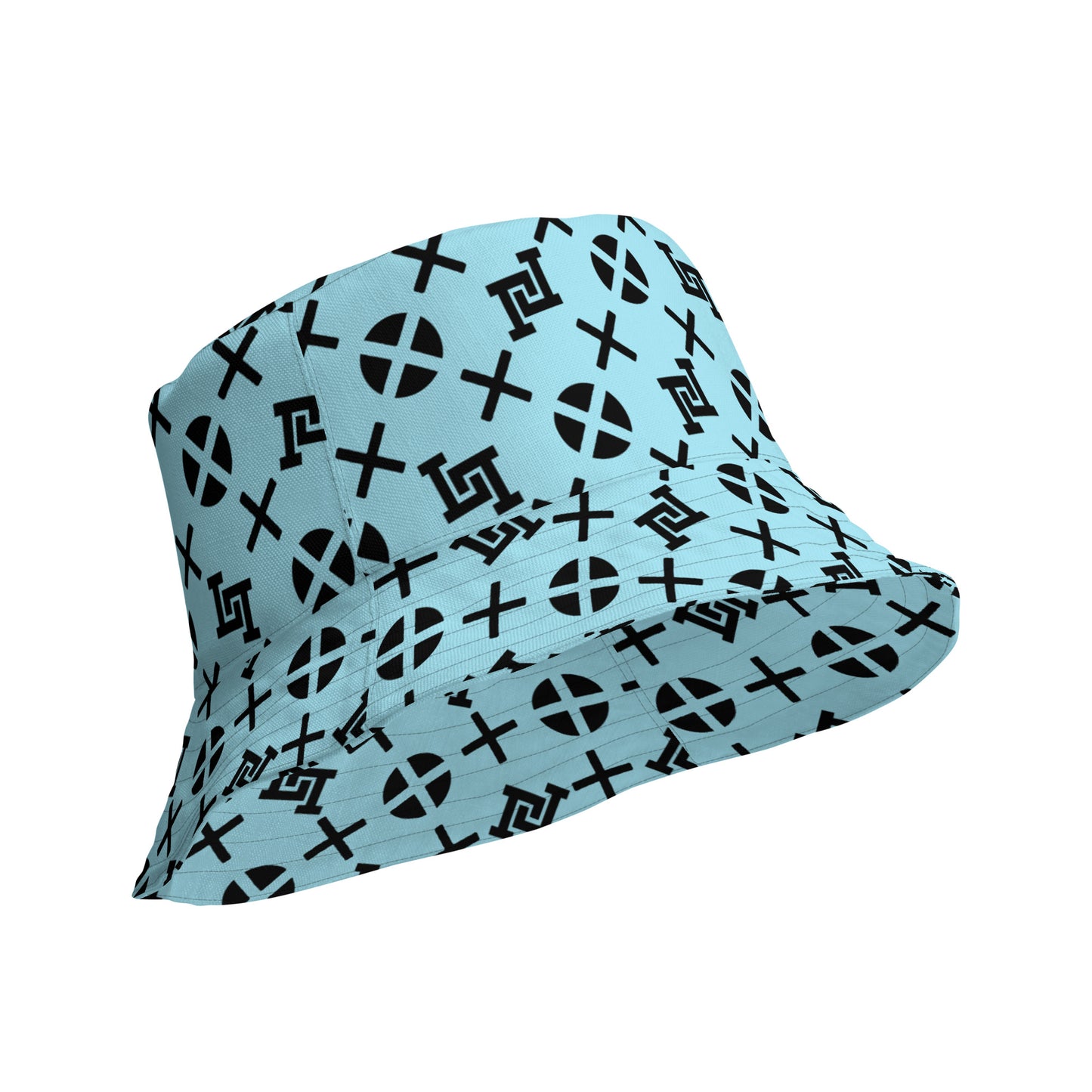 Blizzard Blue Monogram Bucket Hat