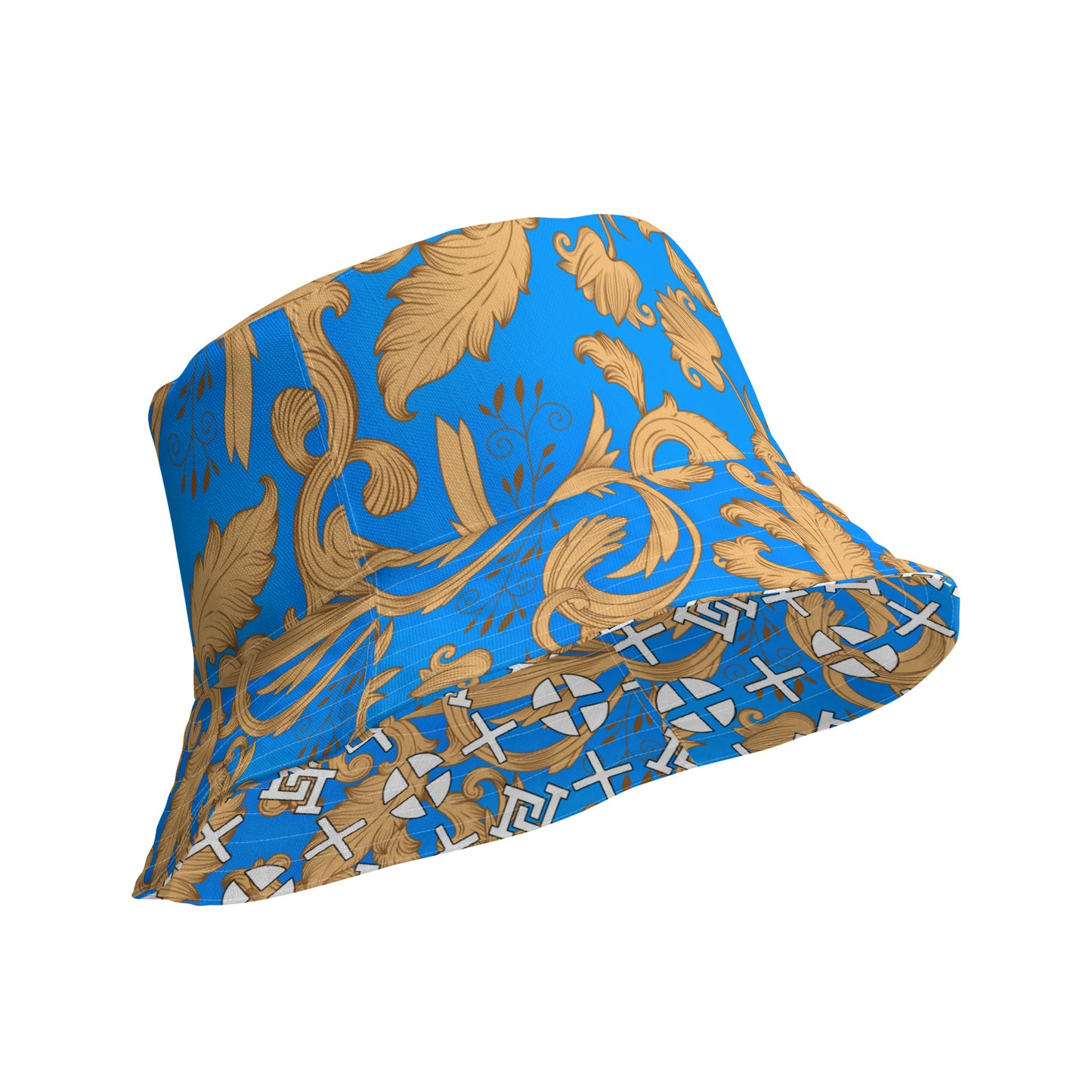 Barocco Blue Bucket Hat