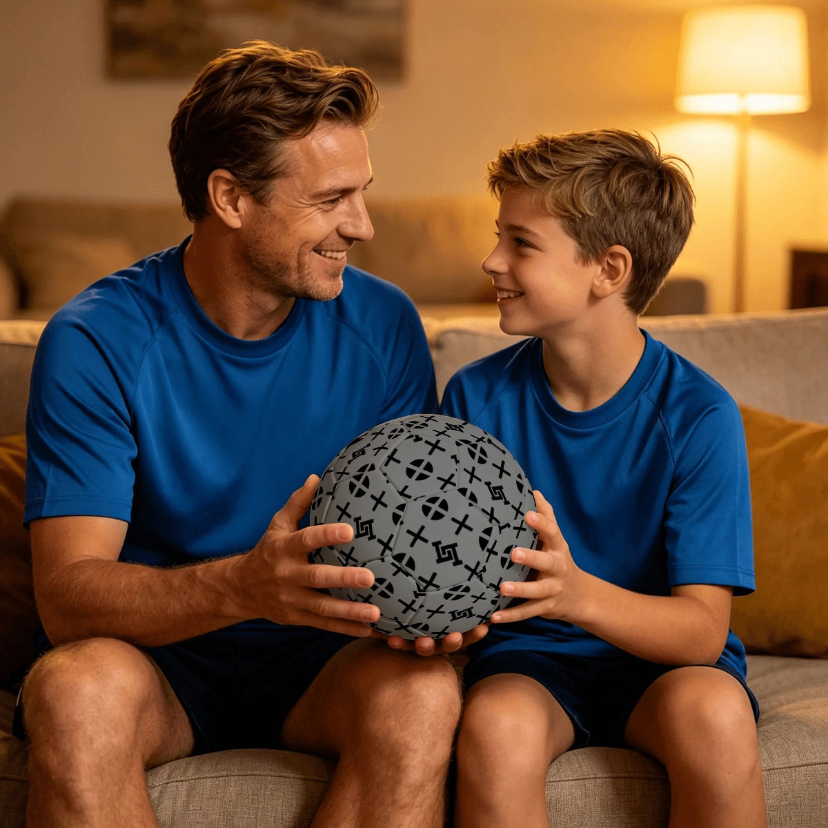 Lobo LeBlanc Gray Monogram Training Soccer Ball