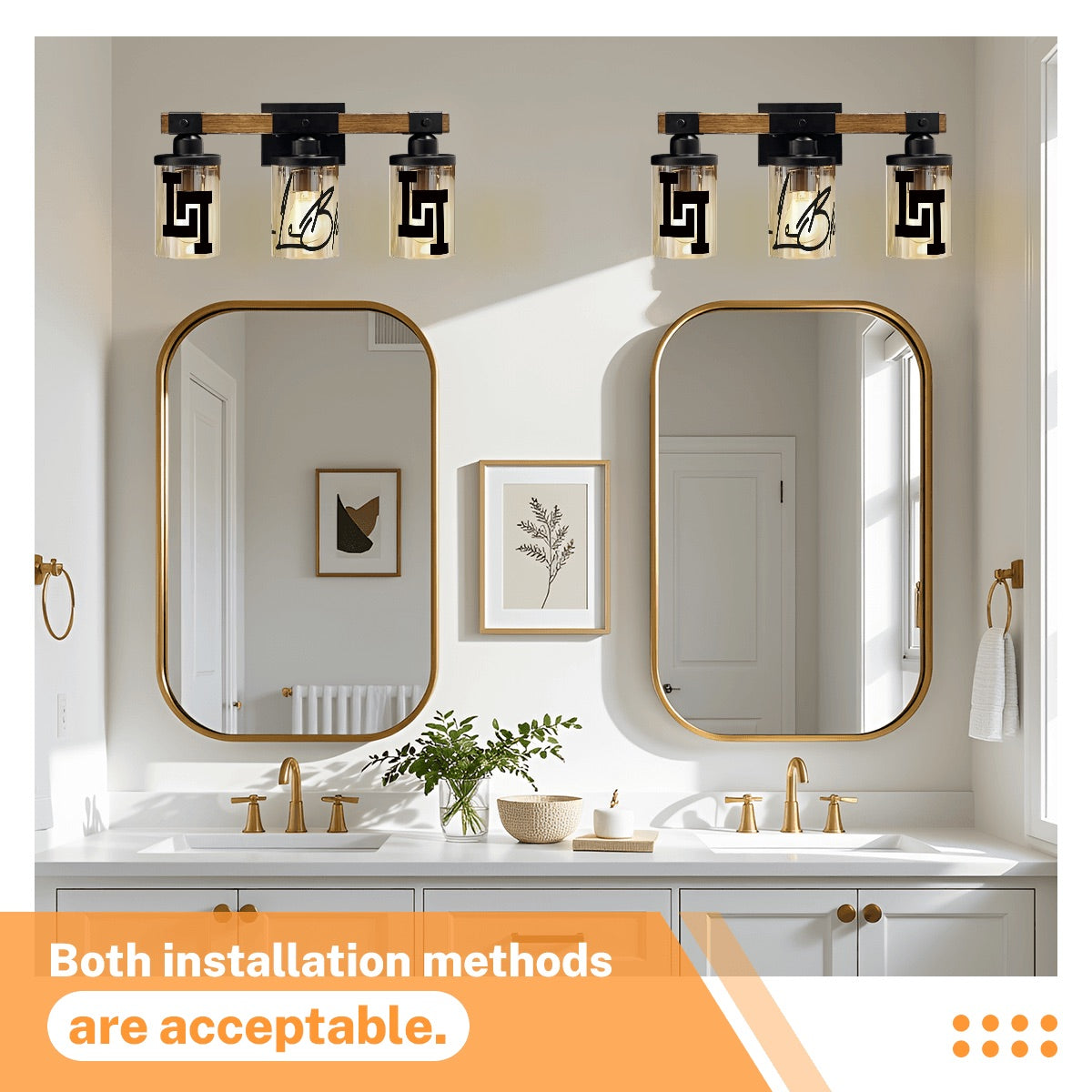 Lobo LeBlanc Logo Vanity Light Fixture