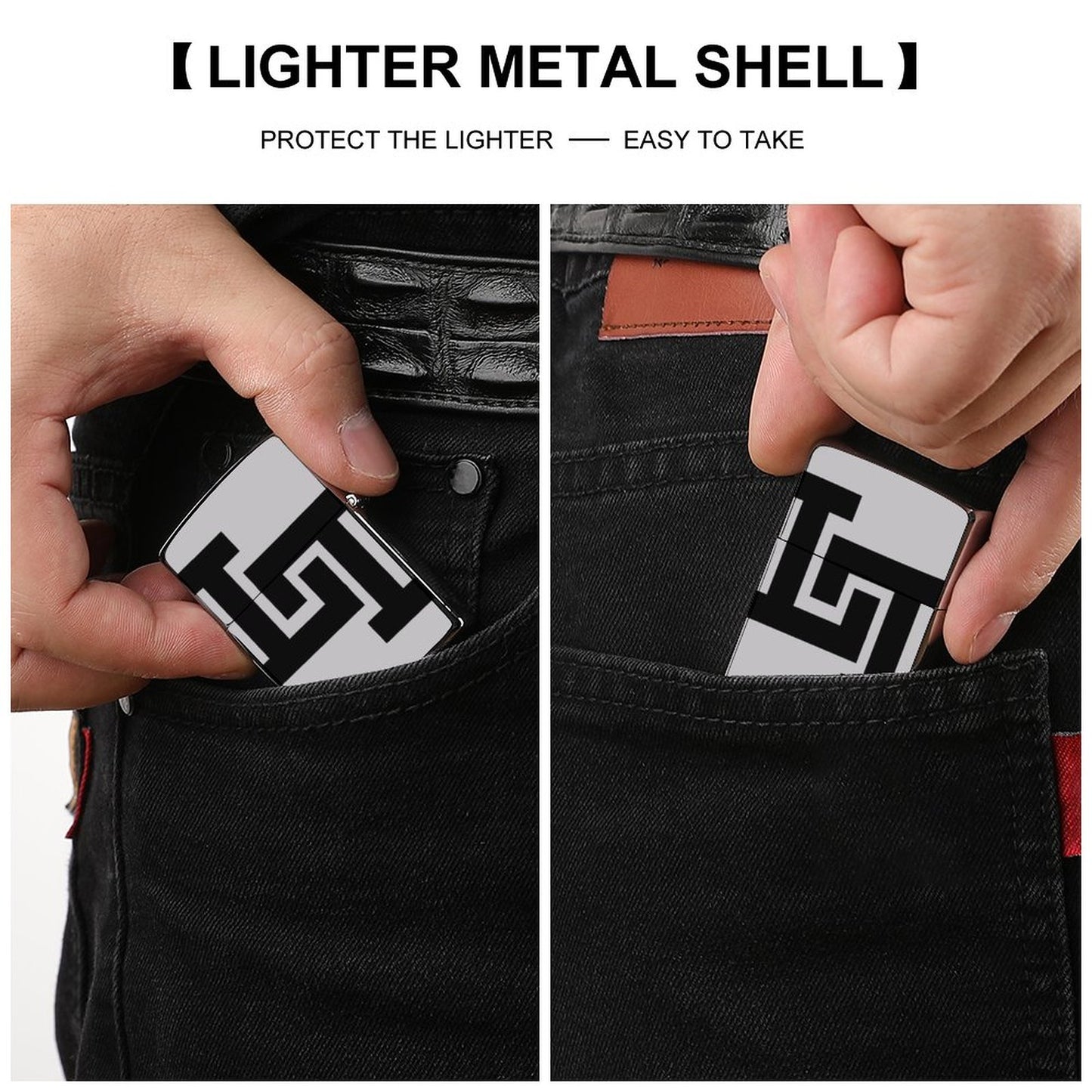 Lighter Box with Dual-sided Printing