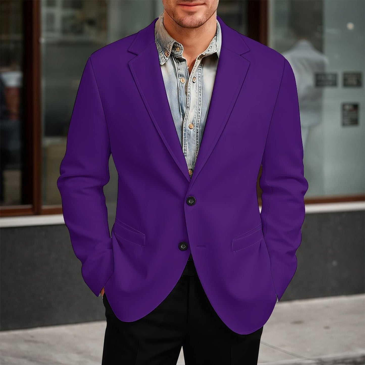 260gsm Two Button Suit(All-Over Printing)
