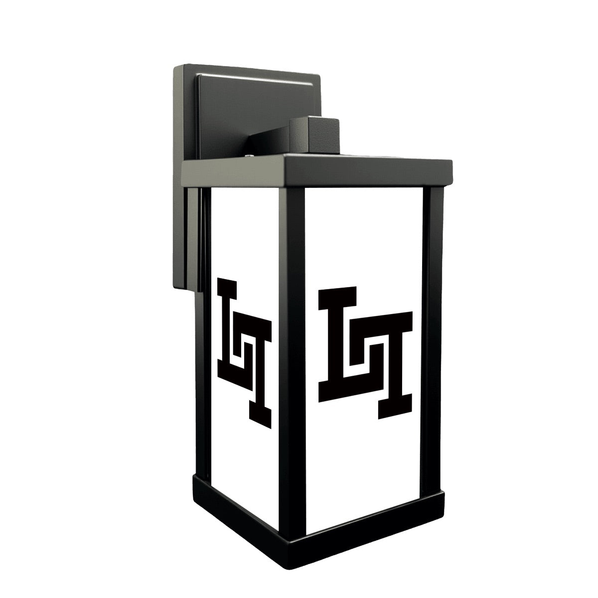 Lobo LeBlanc Double L Logo Patio Wall Light