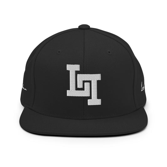 Black Lobo LeBlanc Double L Snapback Hat