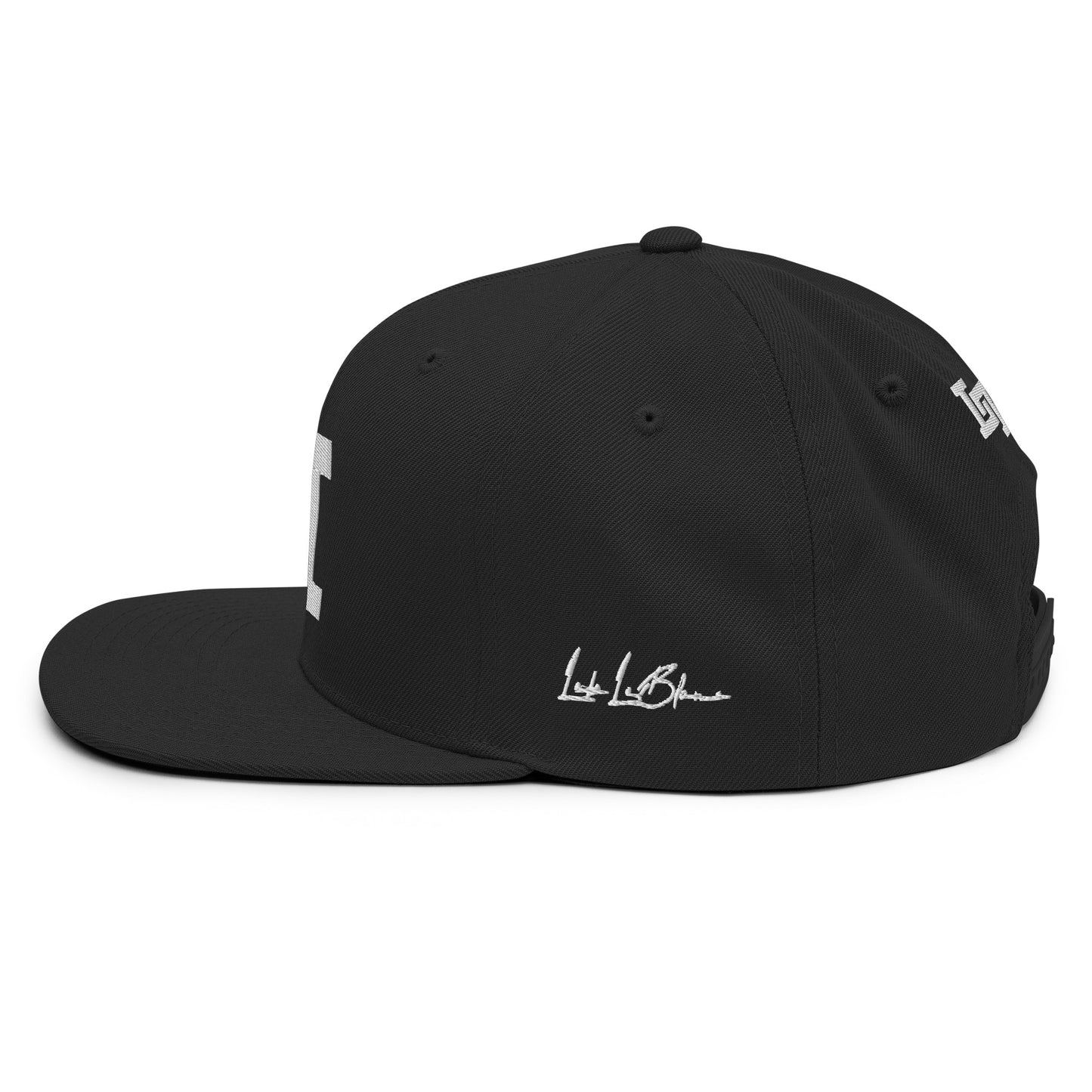 Black Lobo LeBlanc Double L Snapback Hat