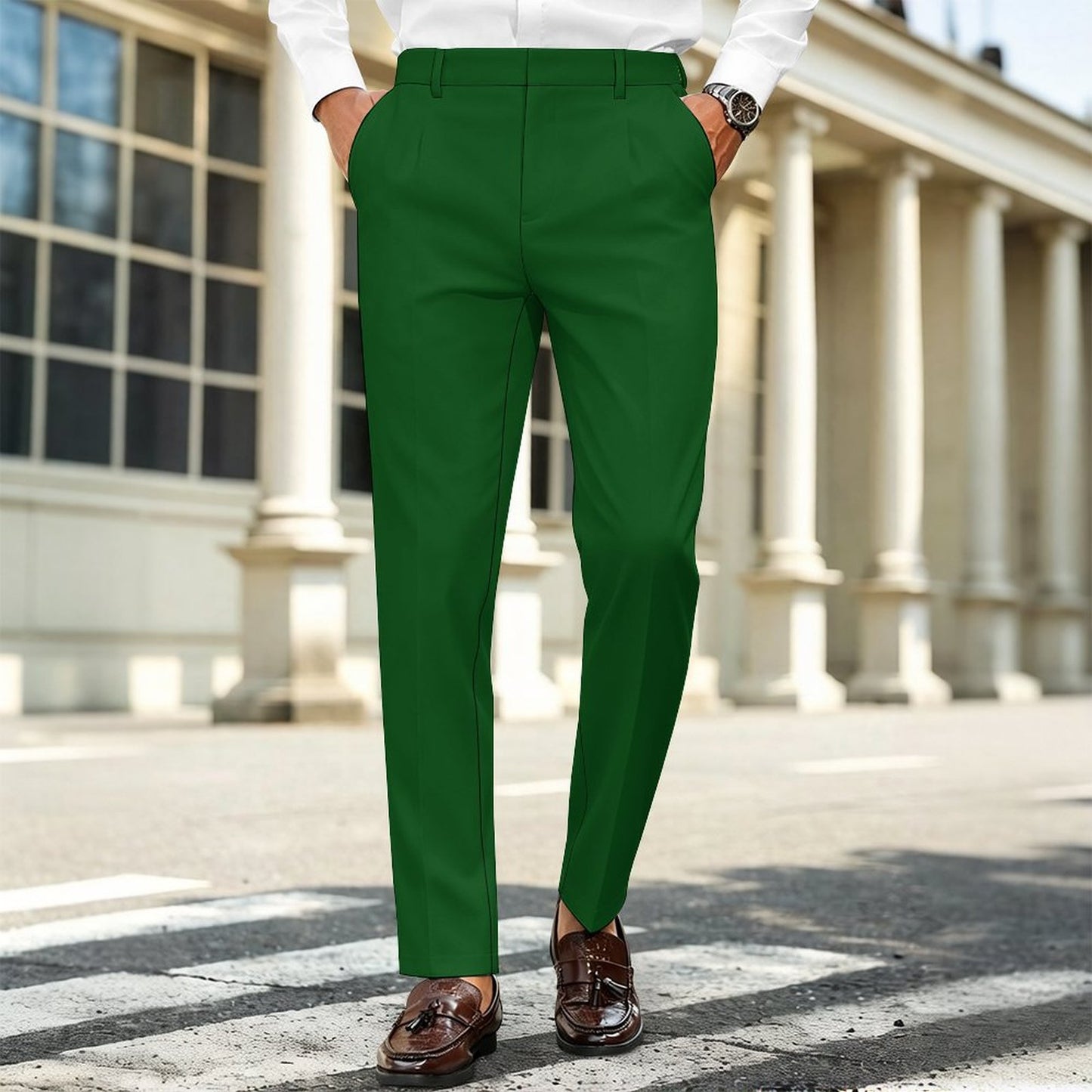 260gsm Suit Casual Pants For Men(All-Over Printing)