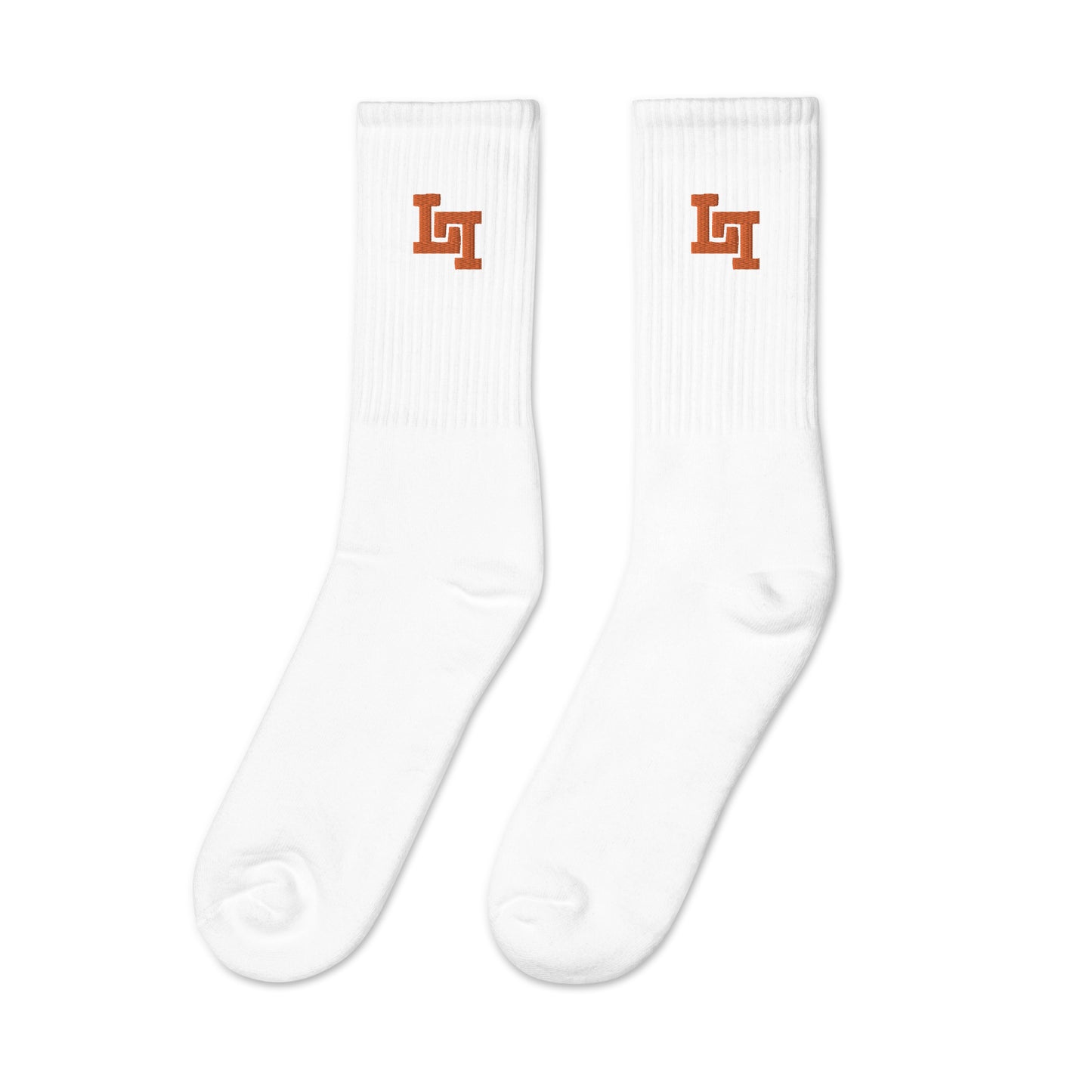 Lobo LeBlanc Orange Logo Socks