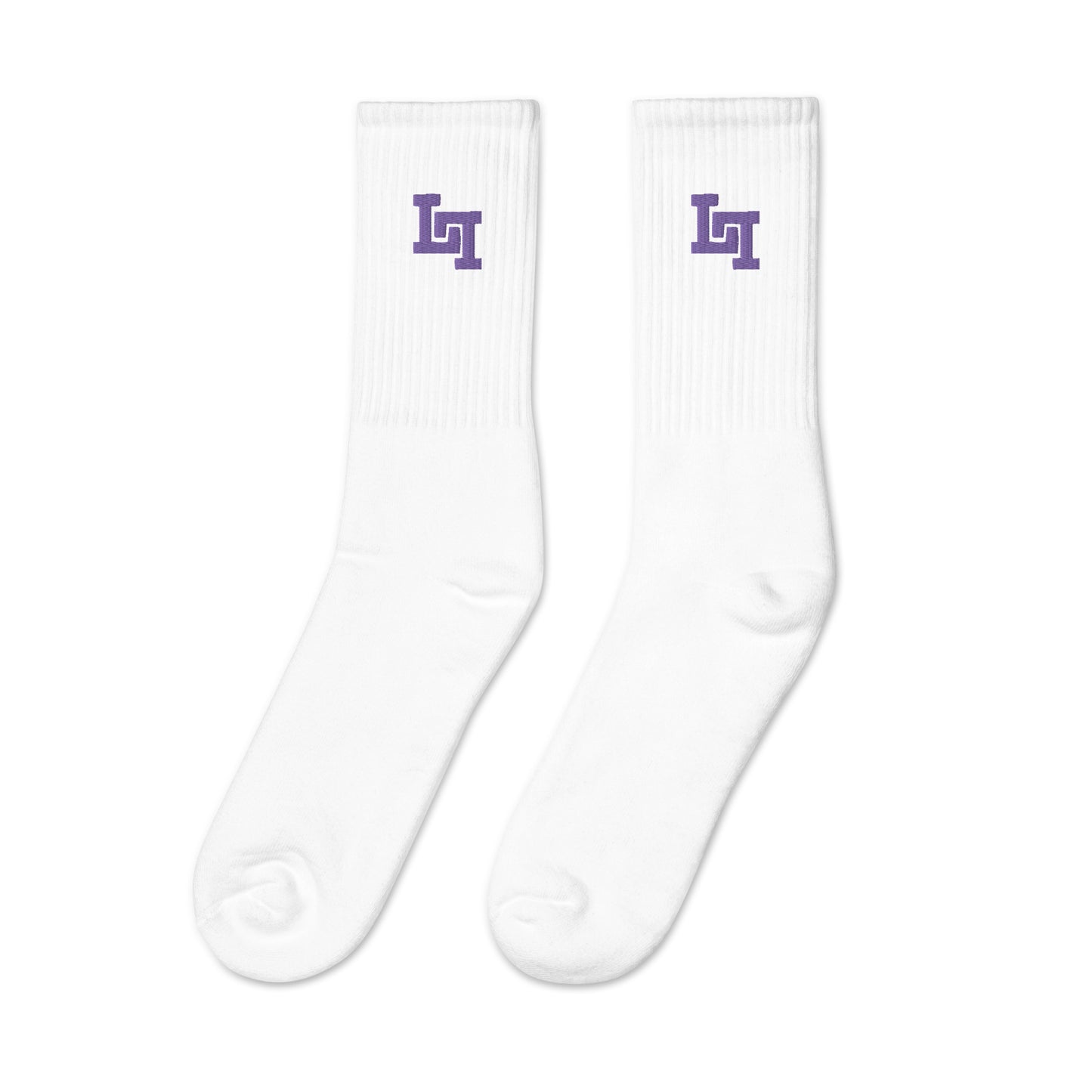 Lobo LeBlanc Purple Logo Socks