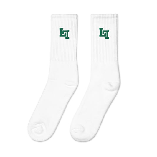 Lobo LeBlanc Green Logo Socks