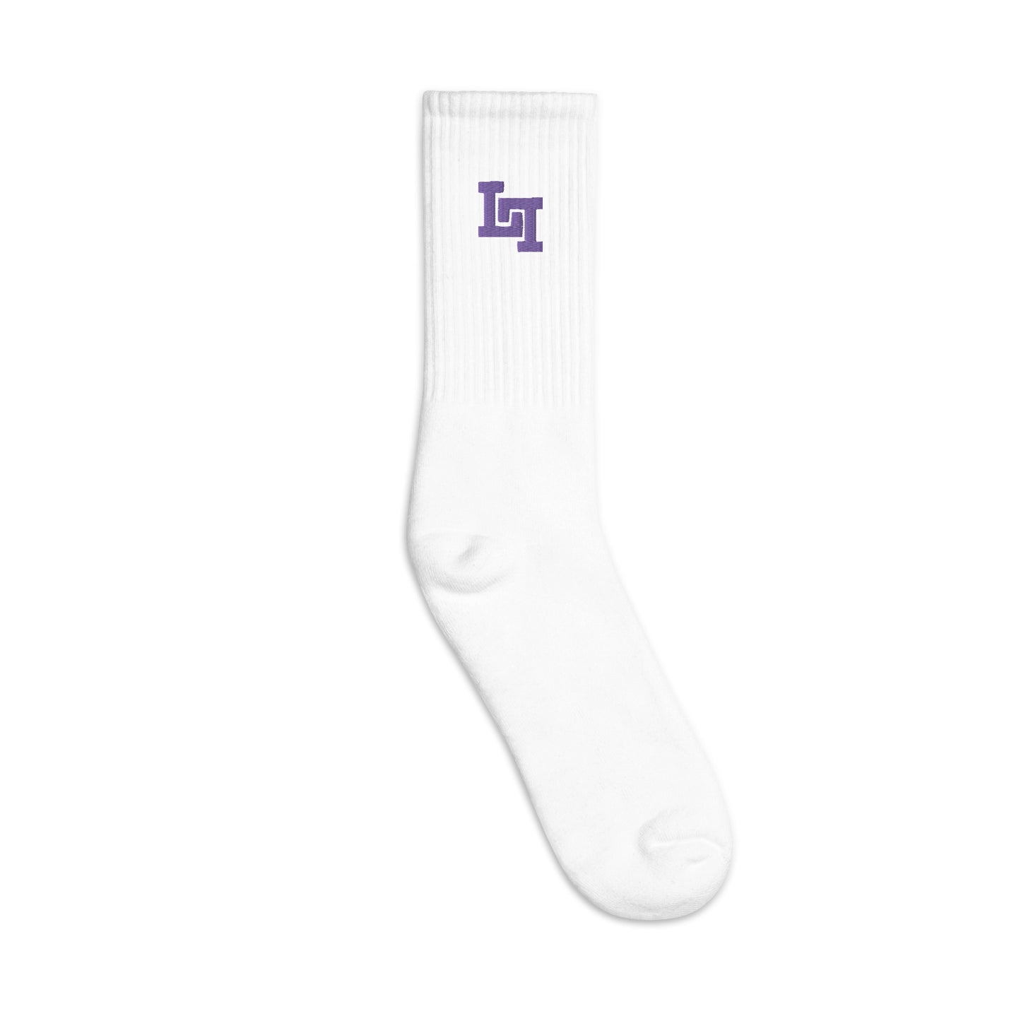 Lobo LeBlanc Purple Logo Socks