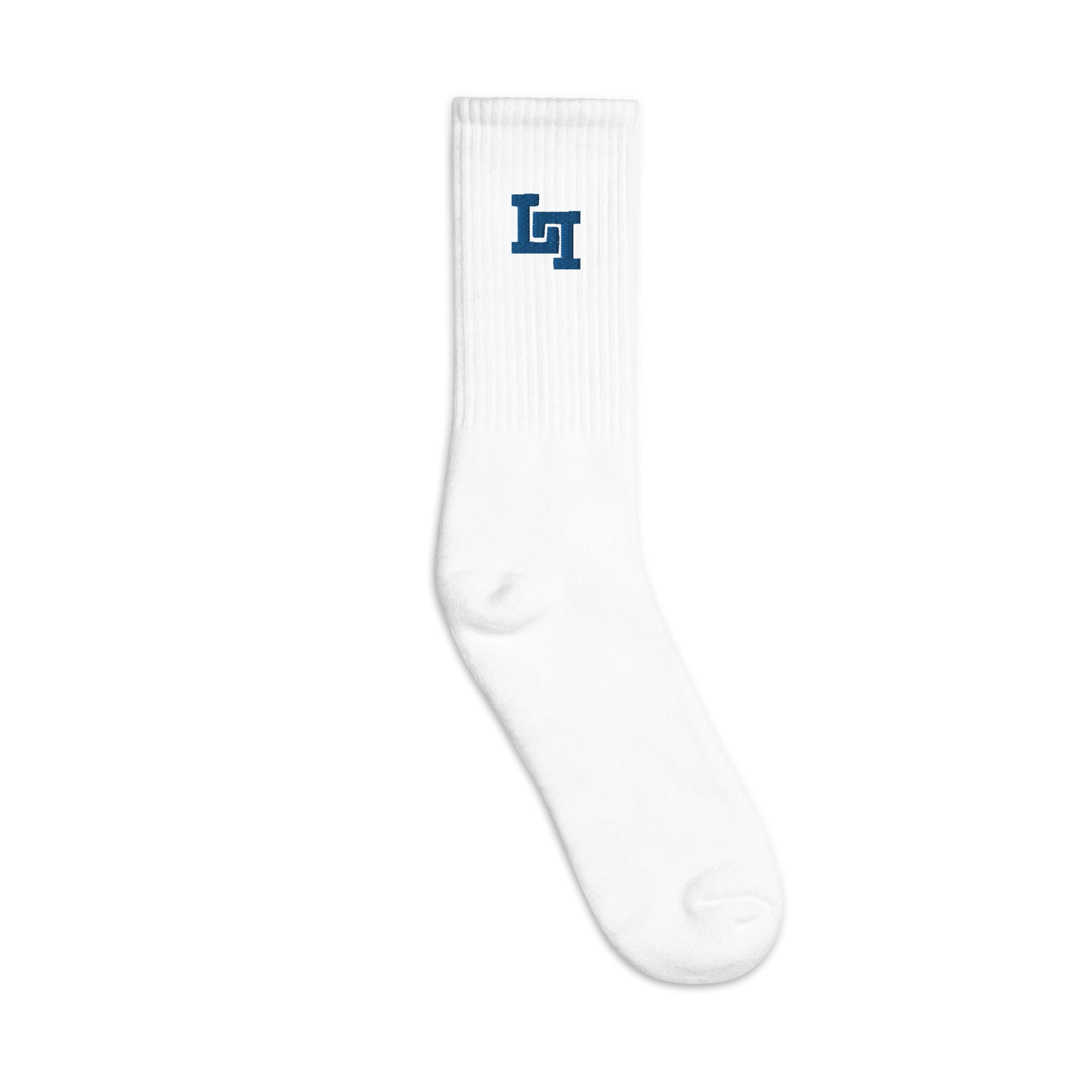 Lobo LeBlanc Blue Logo Socks