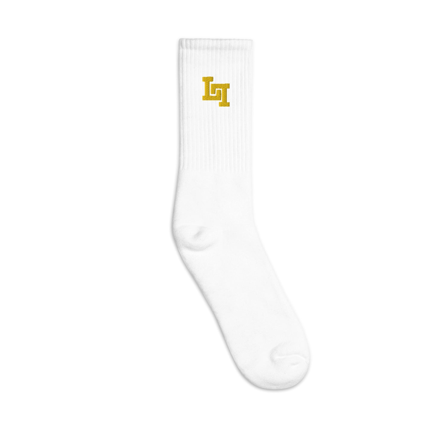 Lobo LeBlanc Gold Logo Socks