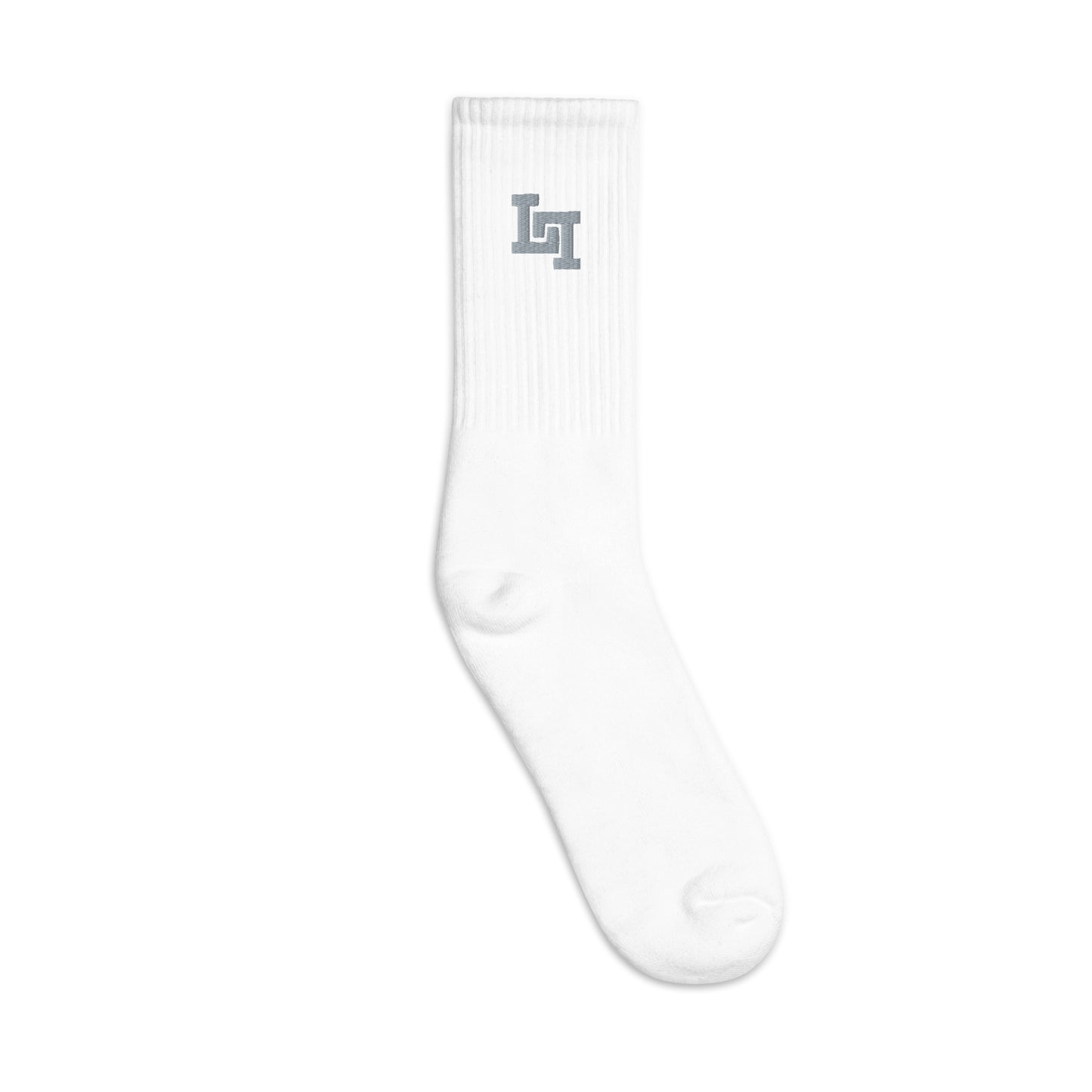 Lobo LeBlanc Gray Logo Socks