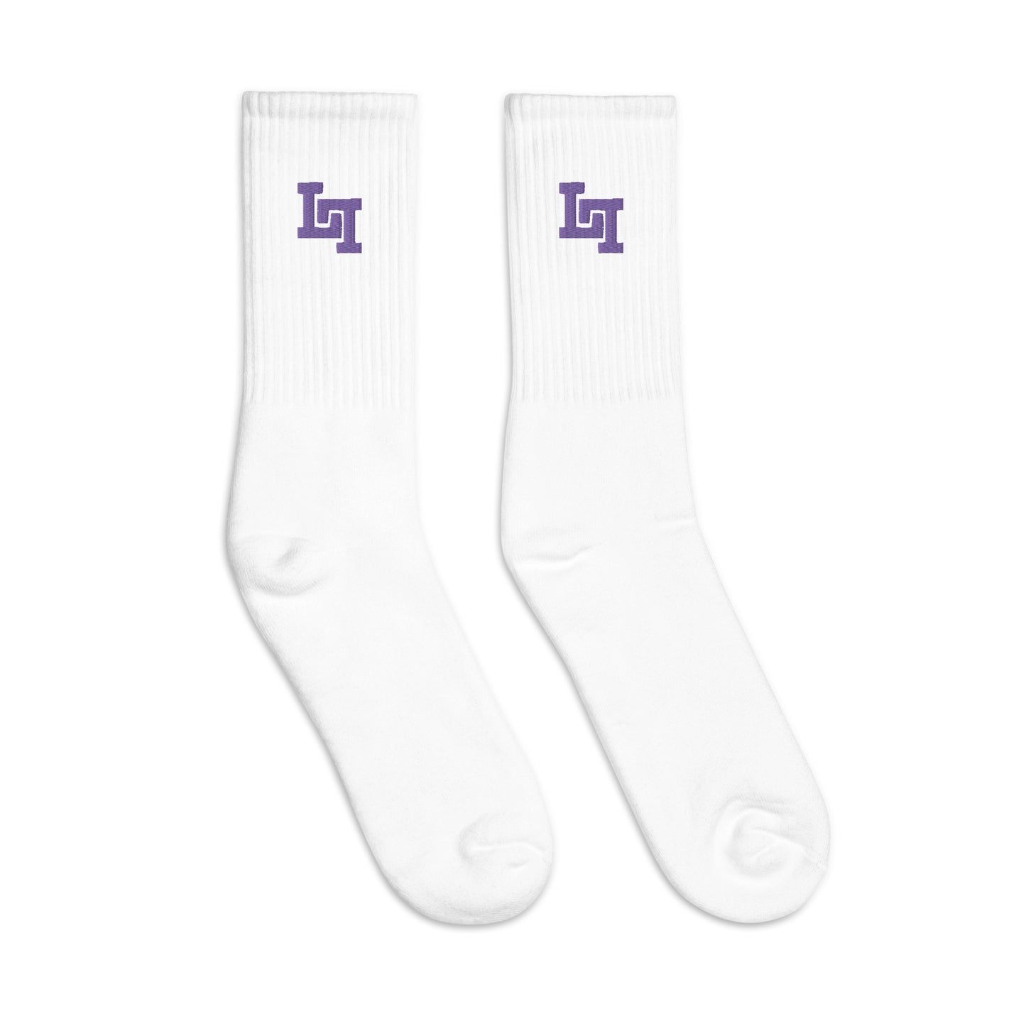 Lobo LeBlanc Purple Logo Socks