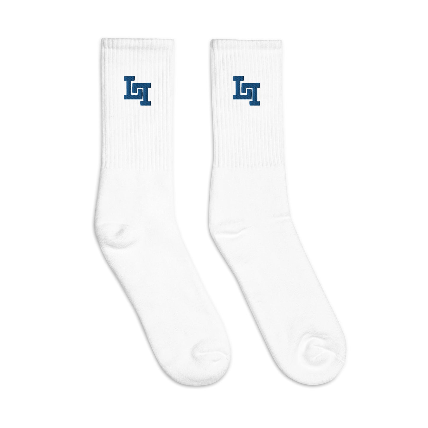 Lobo LeBlanc Blue Logo Socks