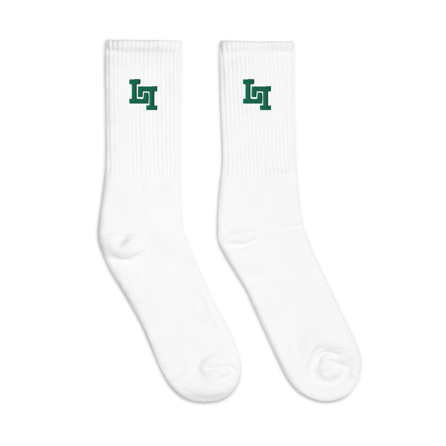 Lobo LeBlanc Green Logo Socks