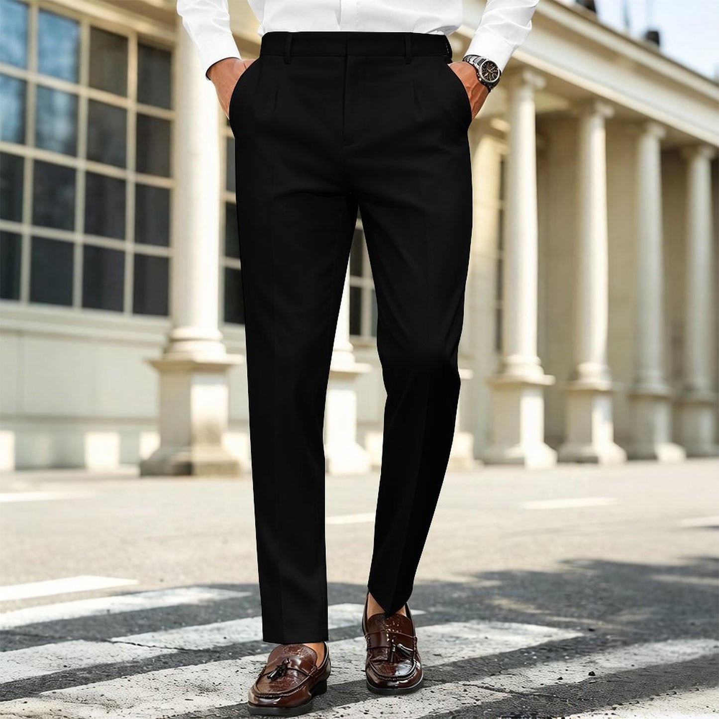 260gsm Suit Casual Pants For Men(All-Over Printing)