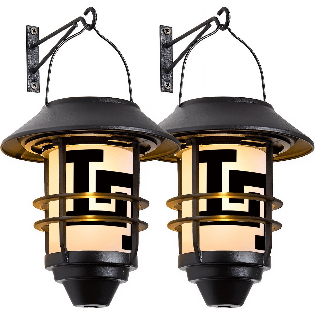 Lobo LeBlanc Logo Hanging Solar Lights
