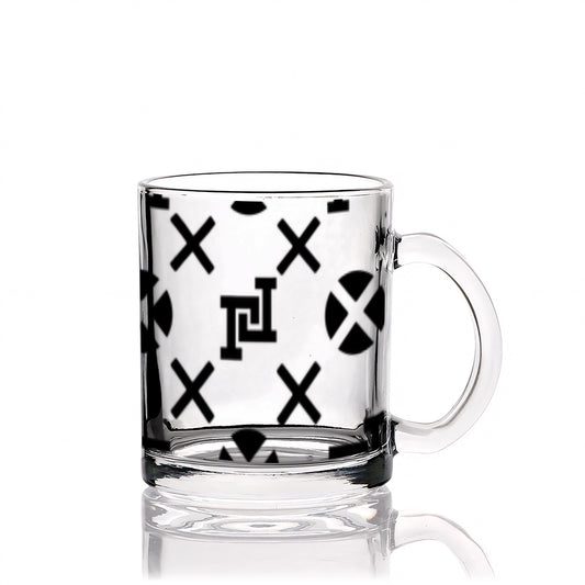 Lobo LeBlanc Monogram Glass Coffee Mug (12oz)