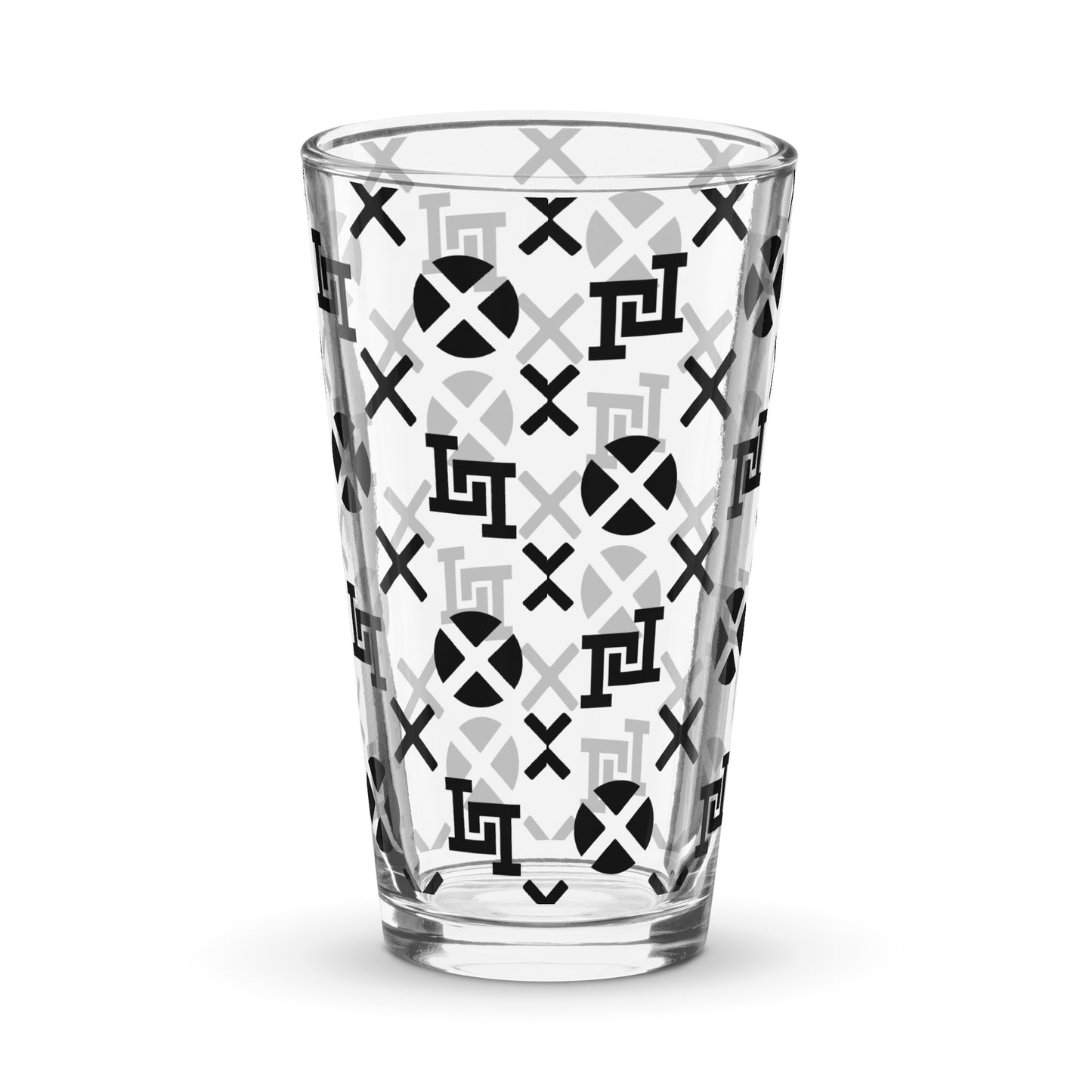 Lobo LeBlanc Black Pint Glass