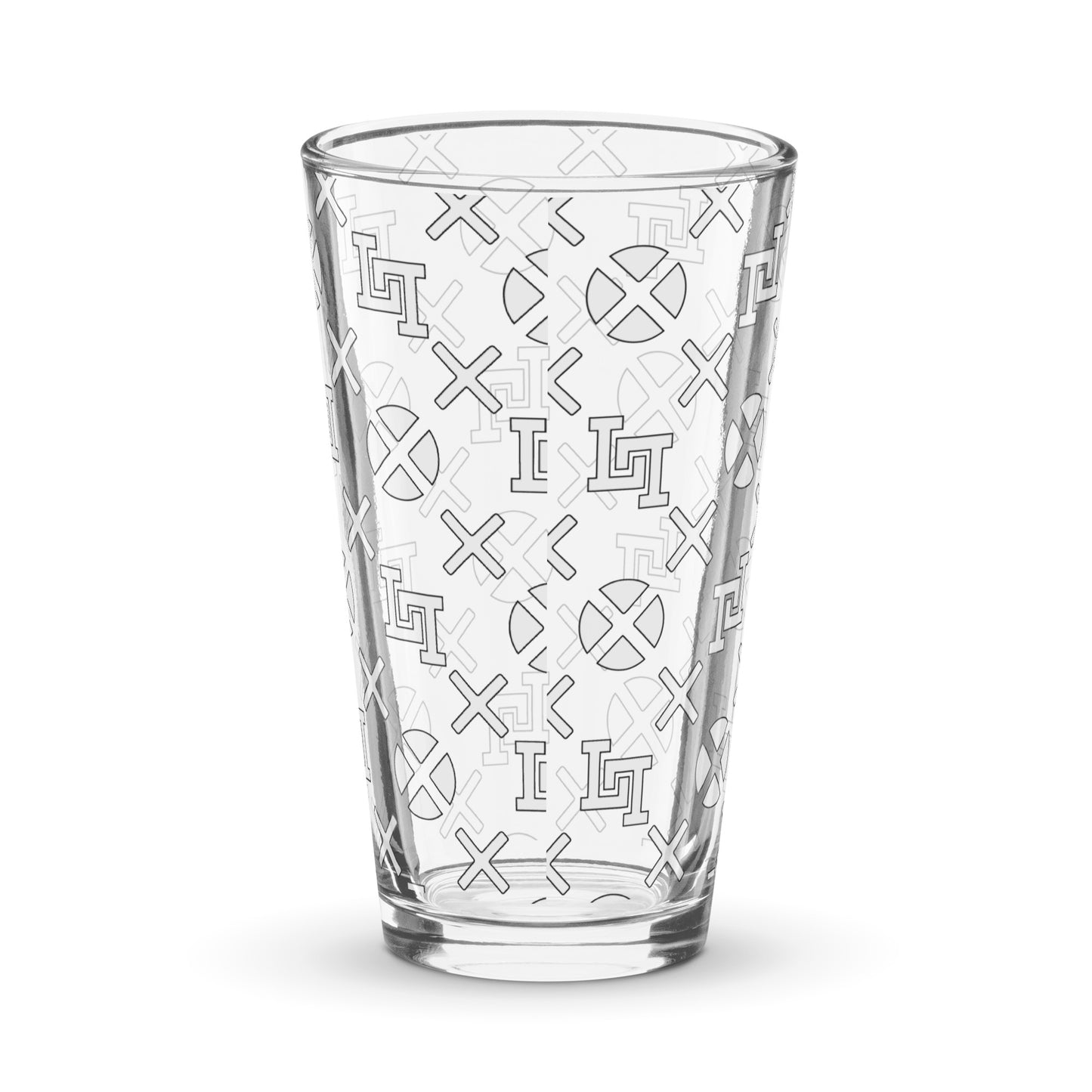 Lobo LeBlanc White Pint Glass